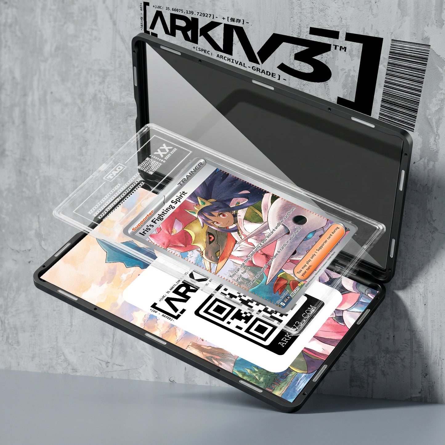 ARKIV3 TAG graded exploded mockup