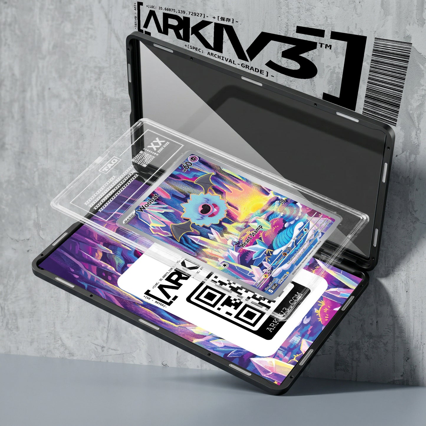 ARKIV3 TAG graded exploded mockup