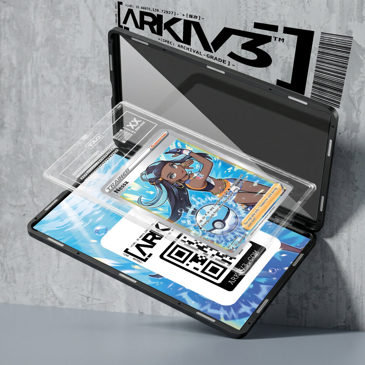 ARKIV3 TAG graded exploded mockup