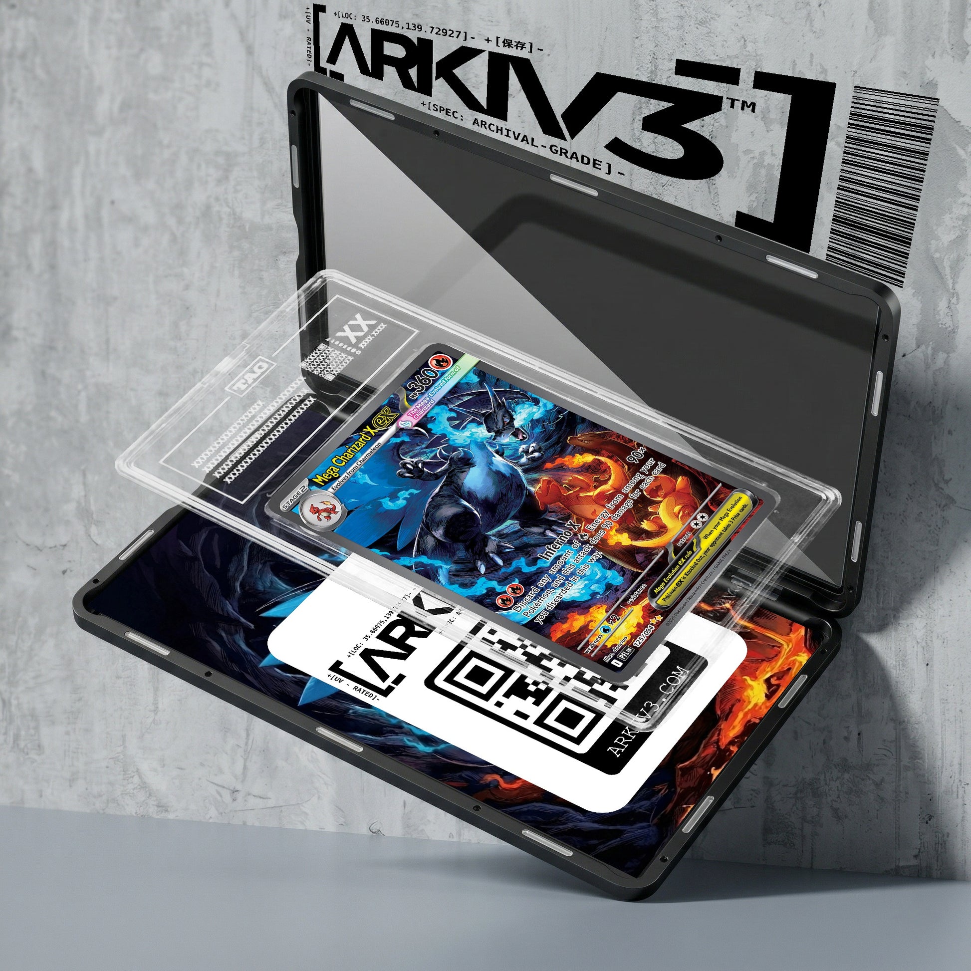 ARKIV3 TAG graded exploded mockup