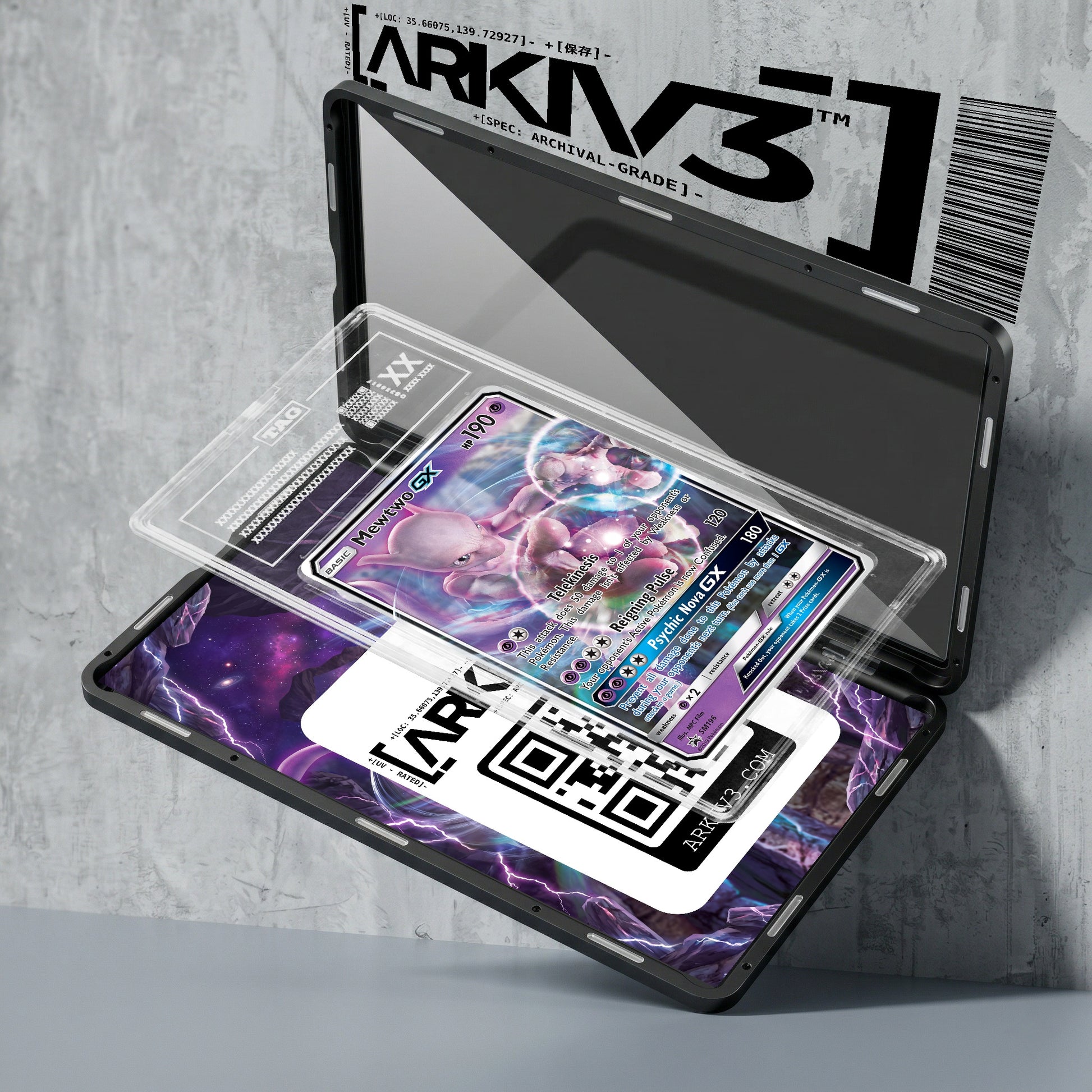 ARKIV3 TAG graded exploded mockup