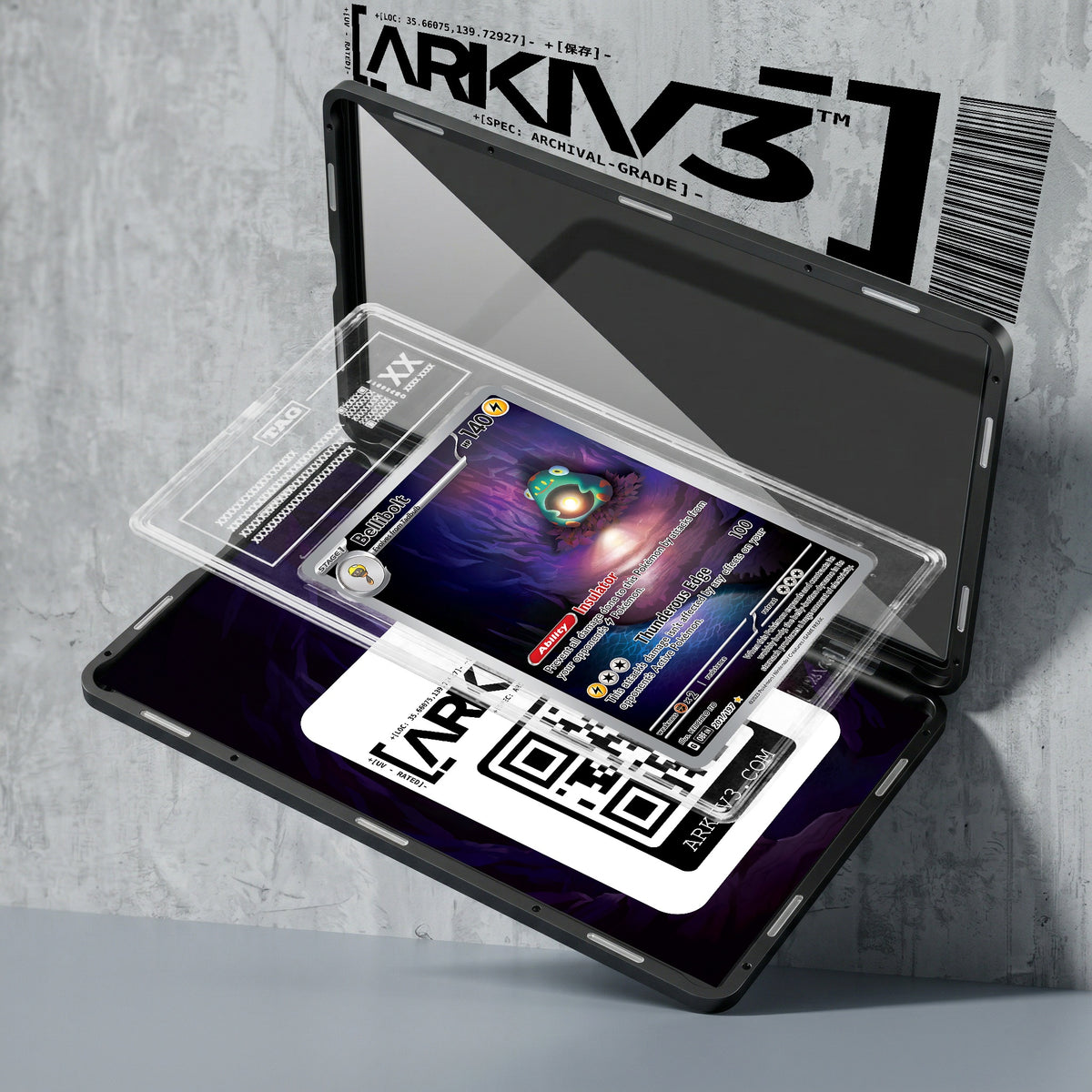 ARKIV3 TAG graded exploded mockup