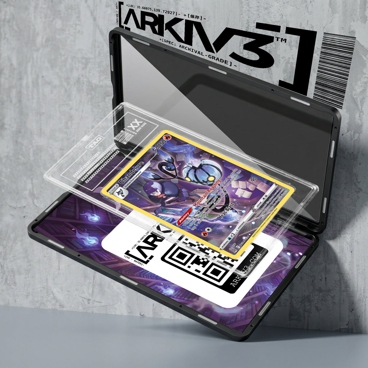 ARKIV3 TAG graded exploded mockup