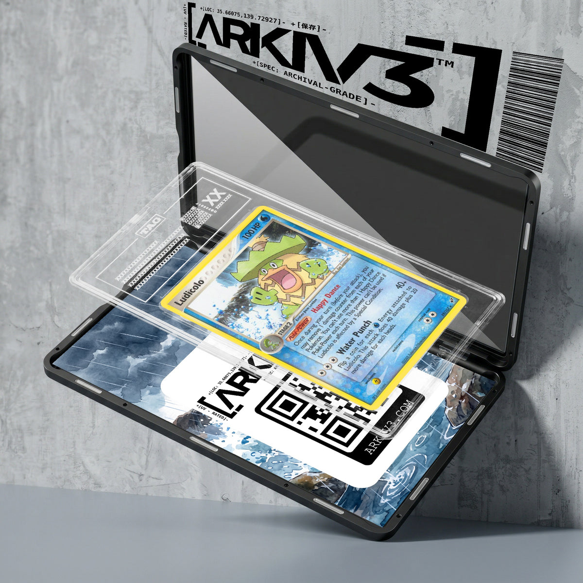 ARKIV3 TAG graded exploded mockup