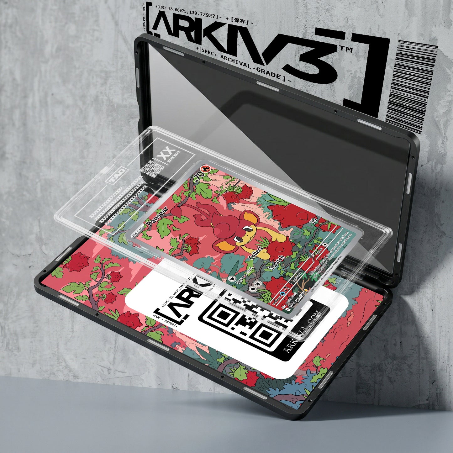 ARKIV3 TAG graded exploded mockup