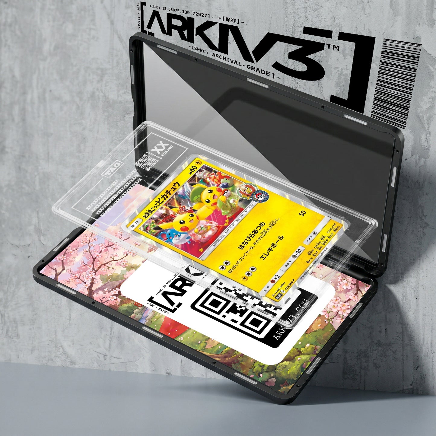 ARKIV3 TAG graded exploded mockup