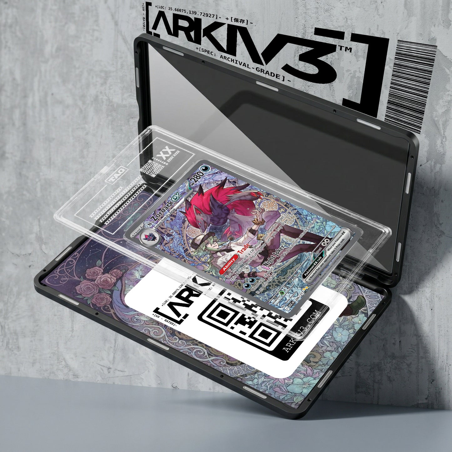 ARKIV3 TAG graded exploded mockup