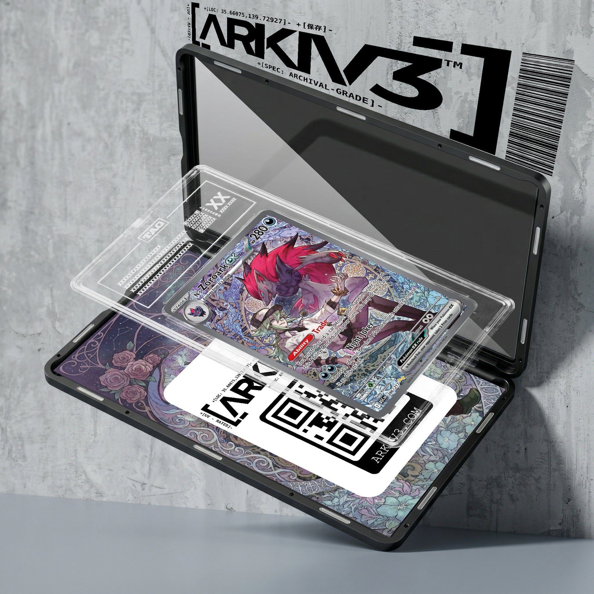 ARKIV3 TAG graded exploded mockup