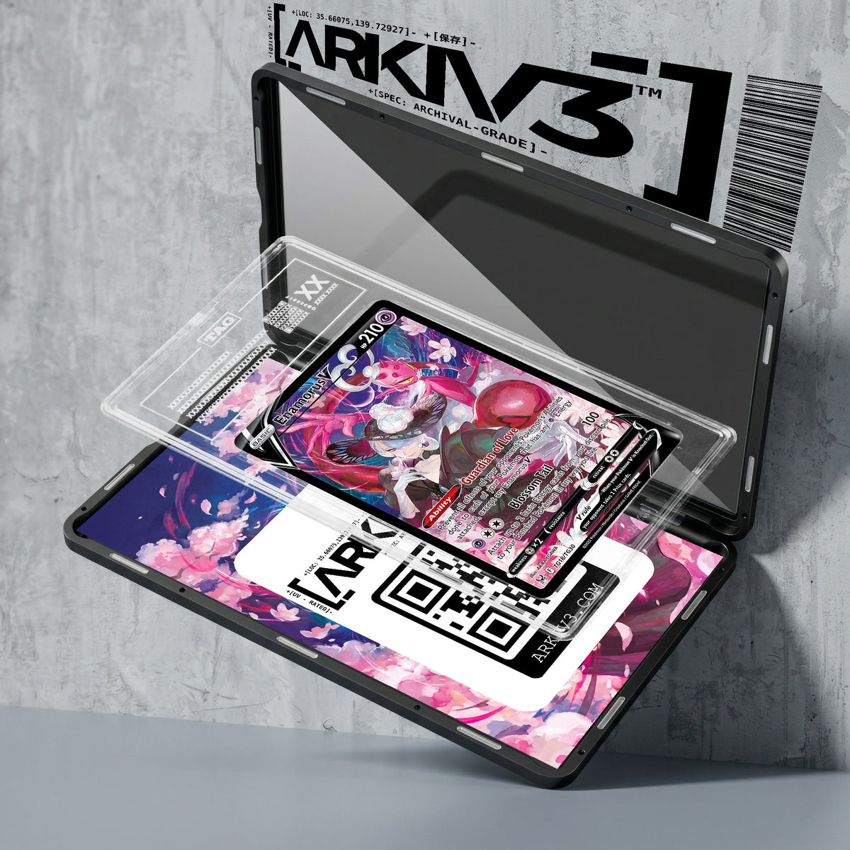 ARKIV3 TAG graded exploded mockup