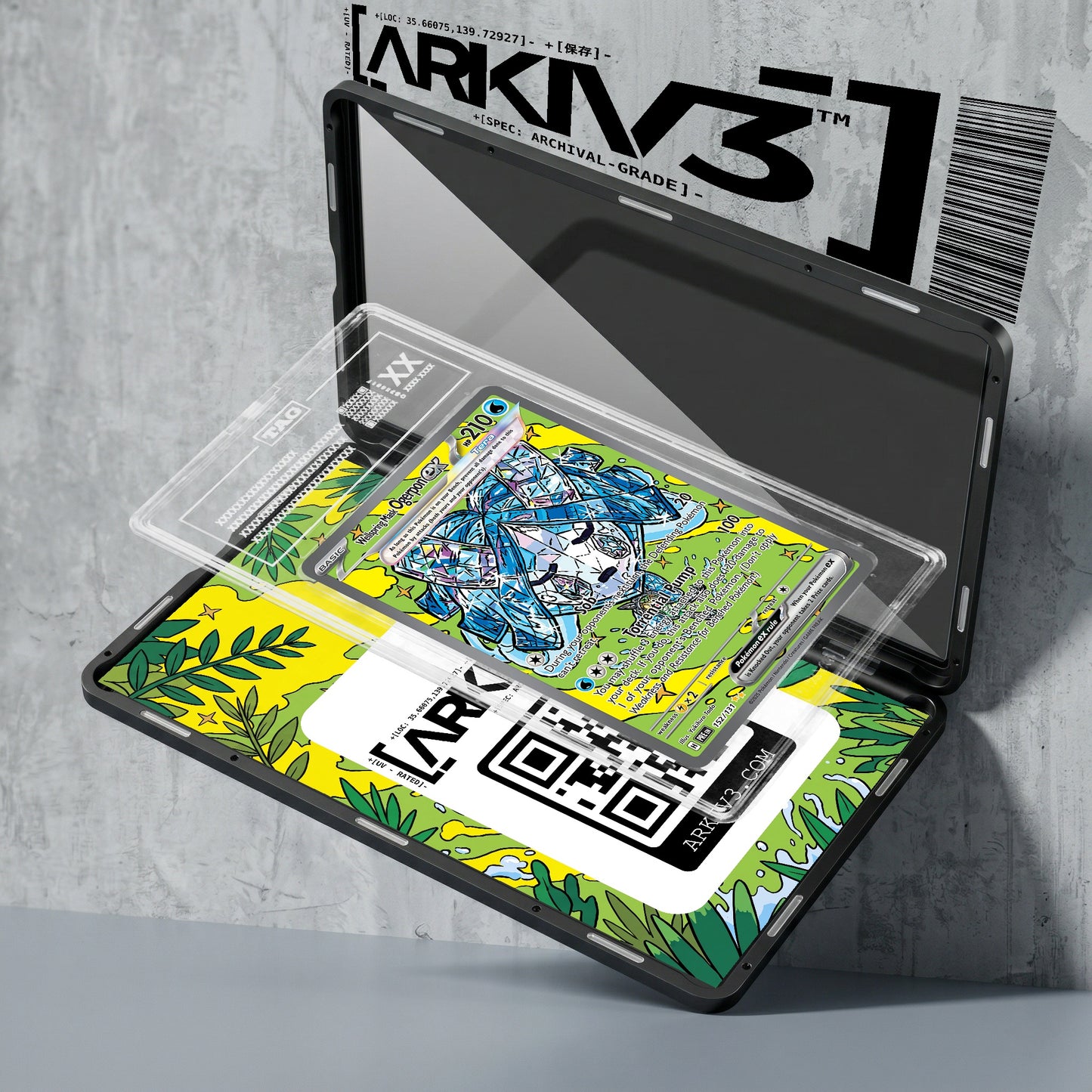 ARKIV3 TAG graded exploded mockup