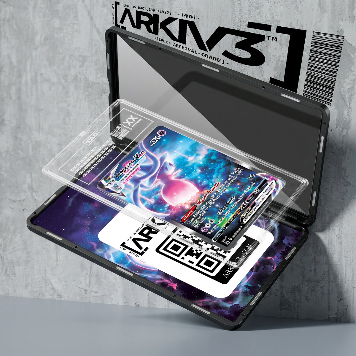 ARKIV3 TAG graded exploded mockup