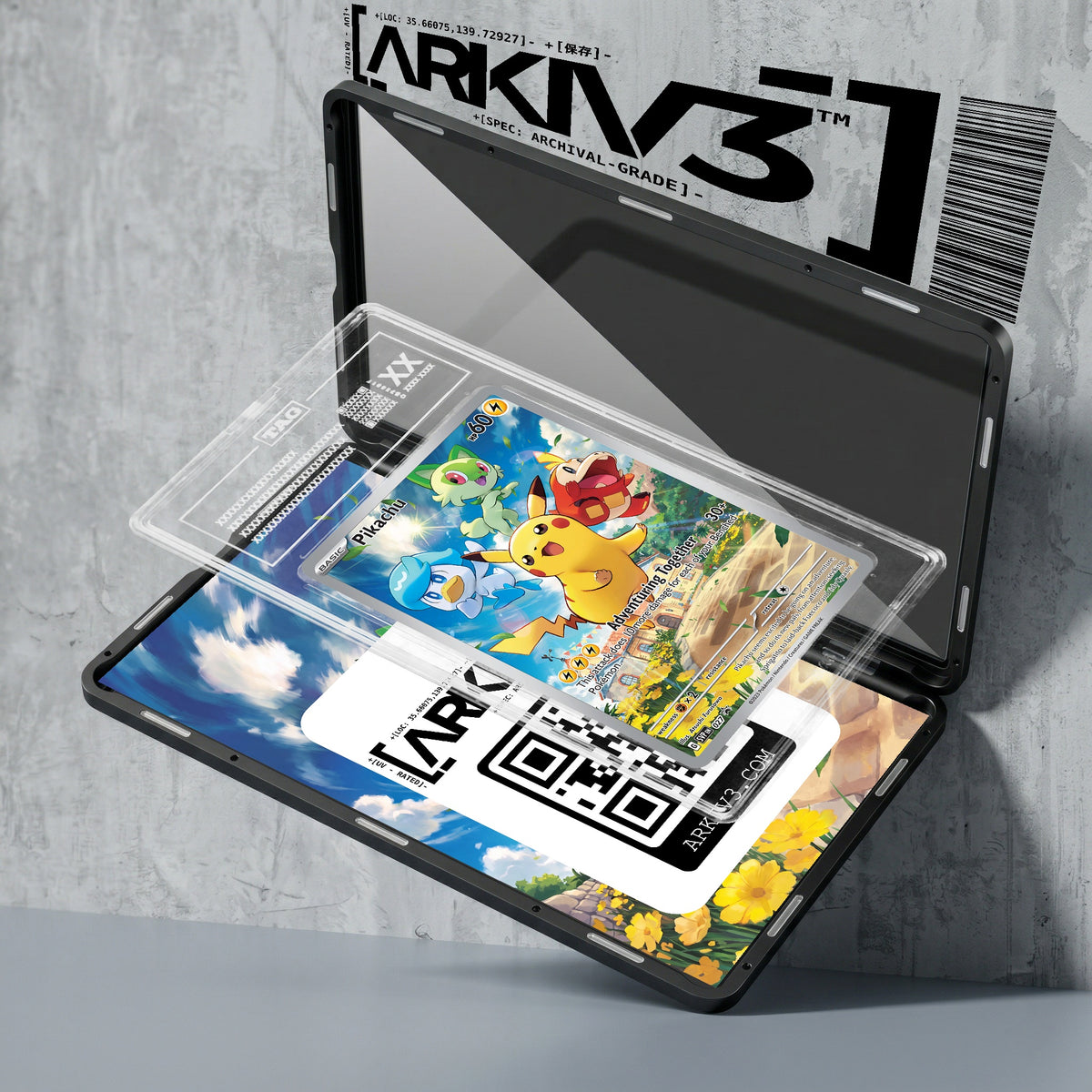 ARKIV3 TAG graded exploded mockup