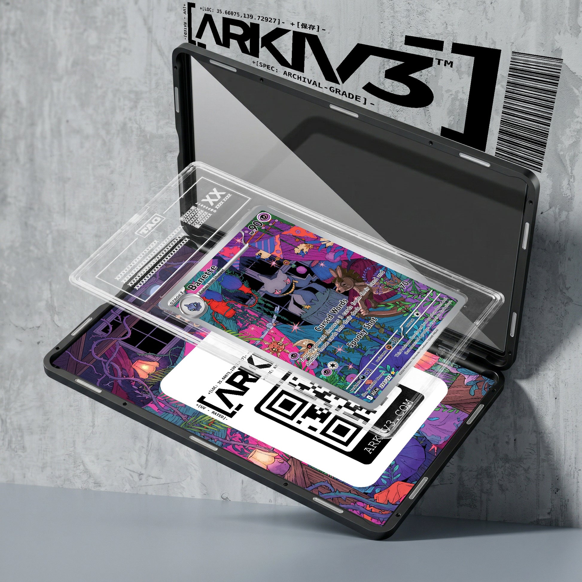 ARKIV3 TAG graded exploded mockup
