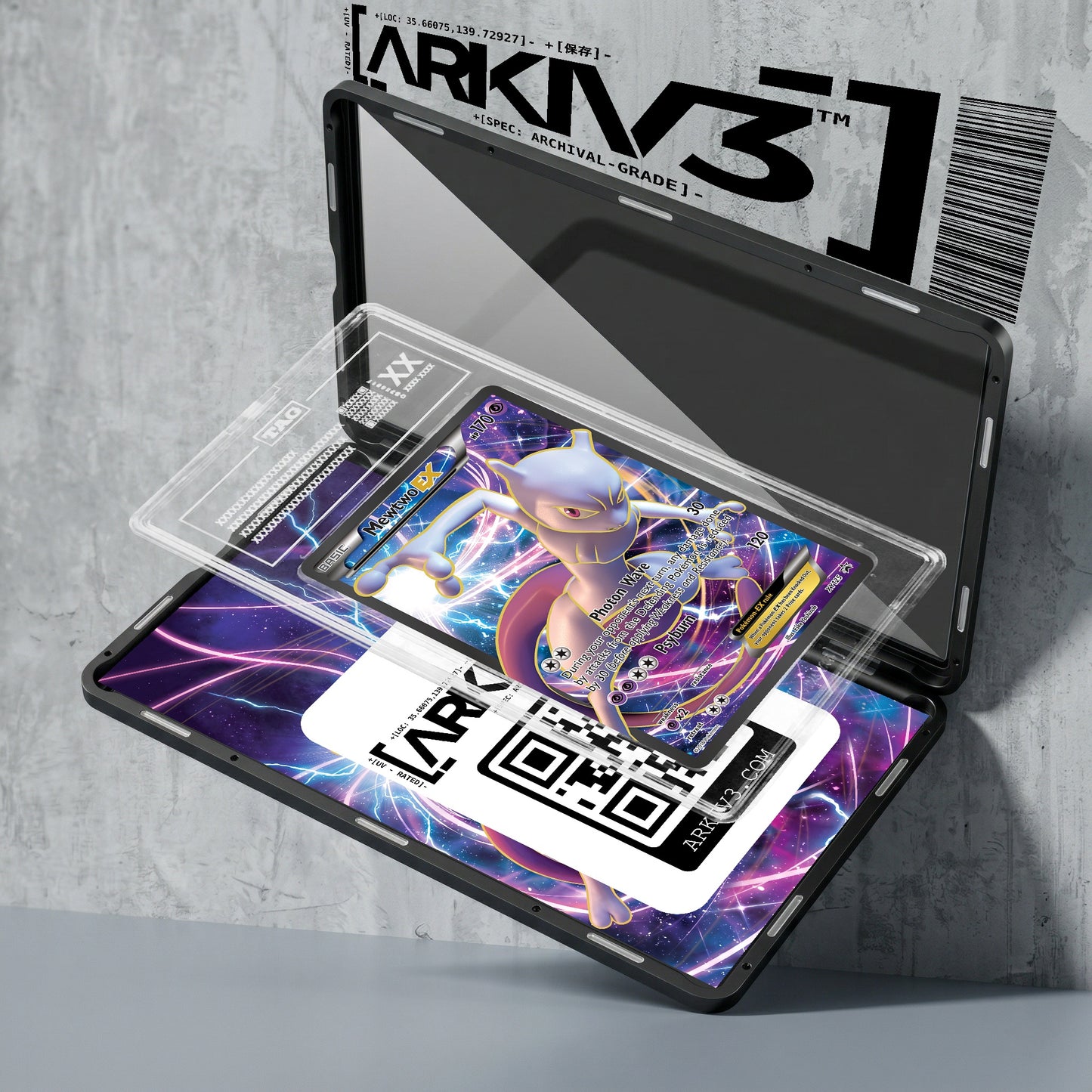 ARKIV3 TAG graded exploded mockup