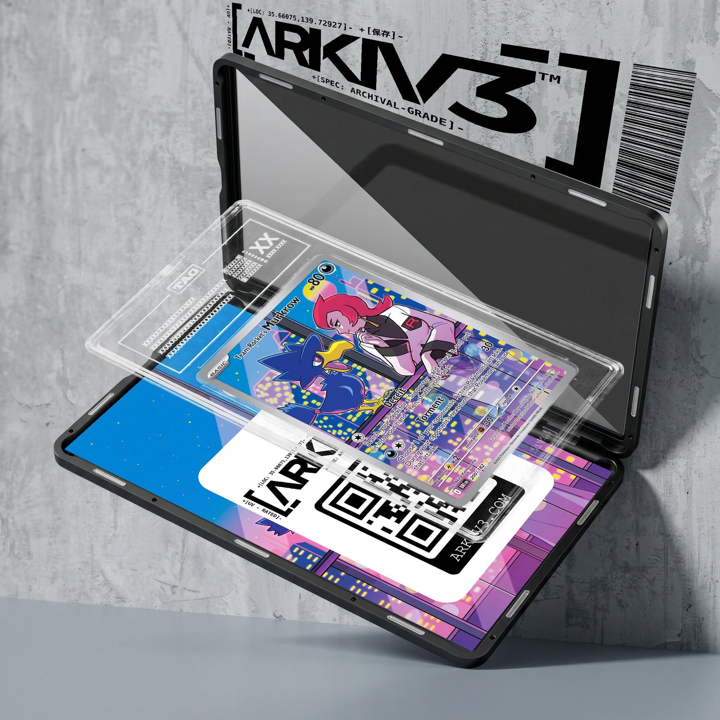 ARKIV3 TAG graded exploded mockup