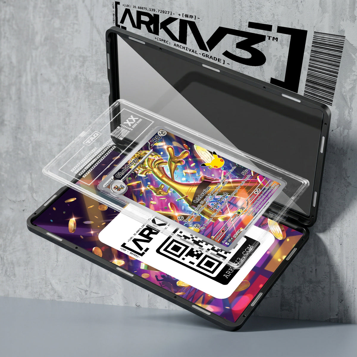 ARKIV3 TAG graded exploded mockup