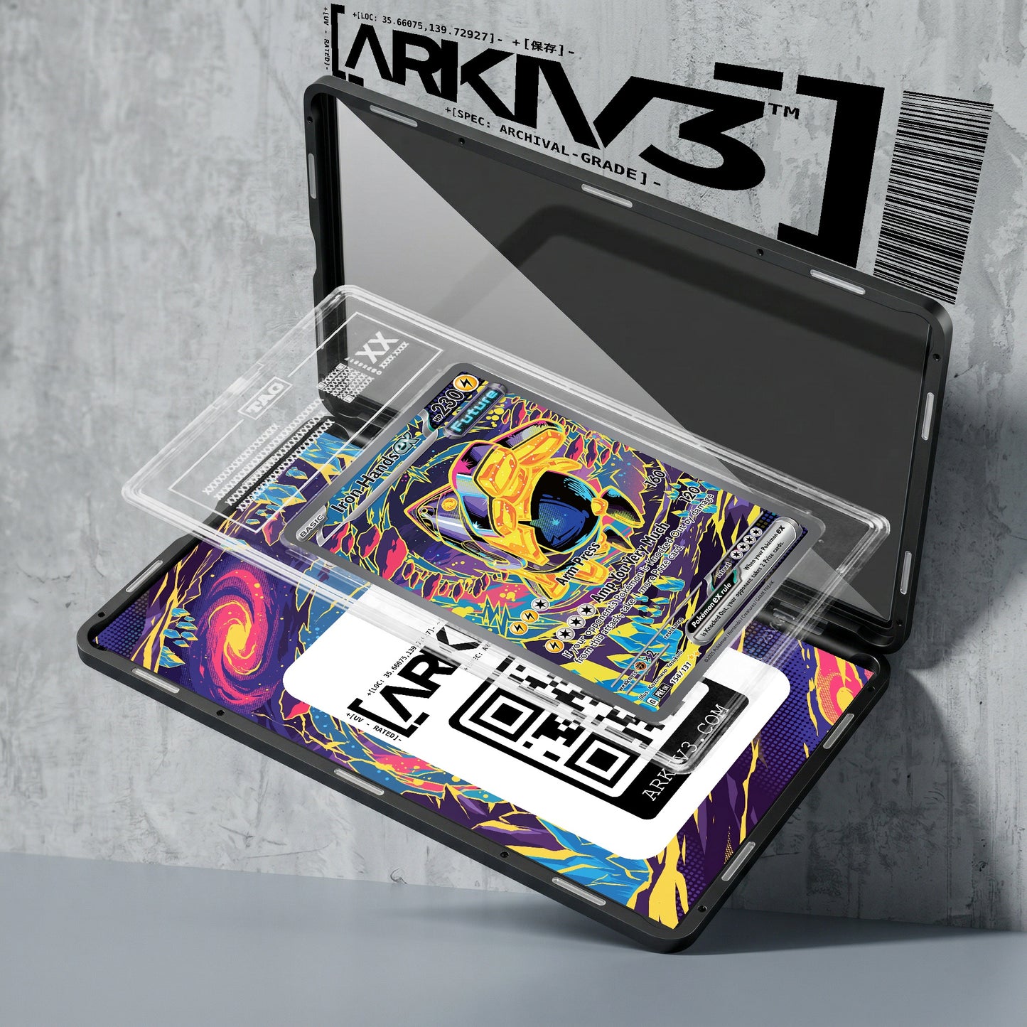ARKIV3 TAG graded exploded mockup