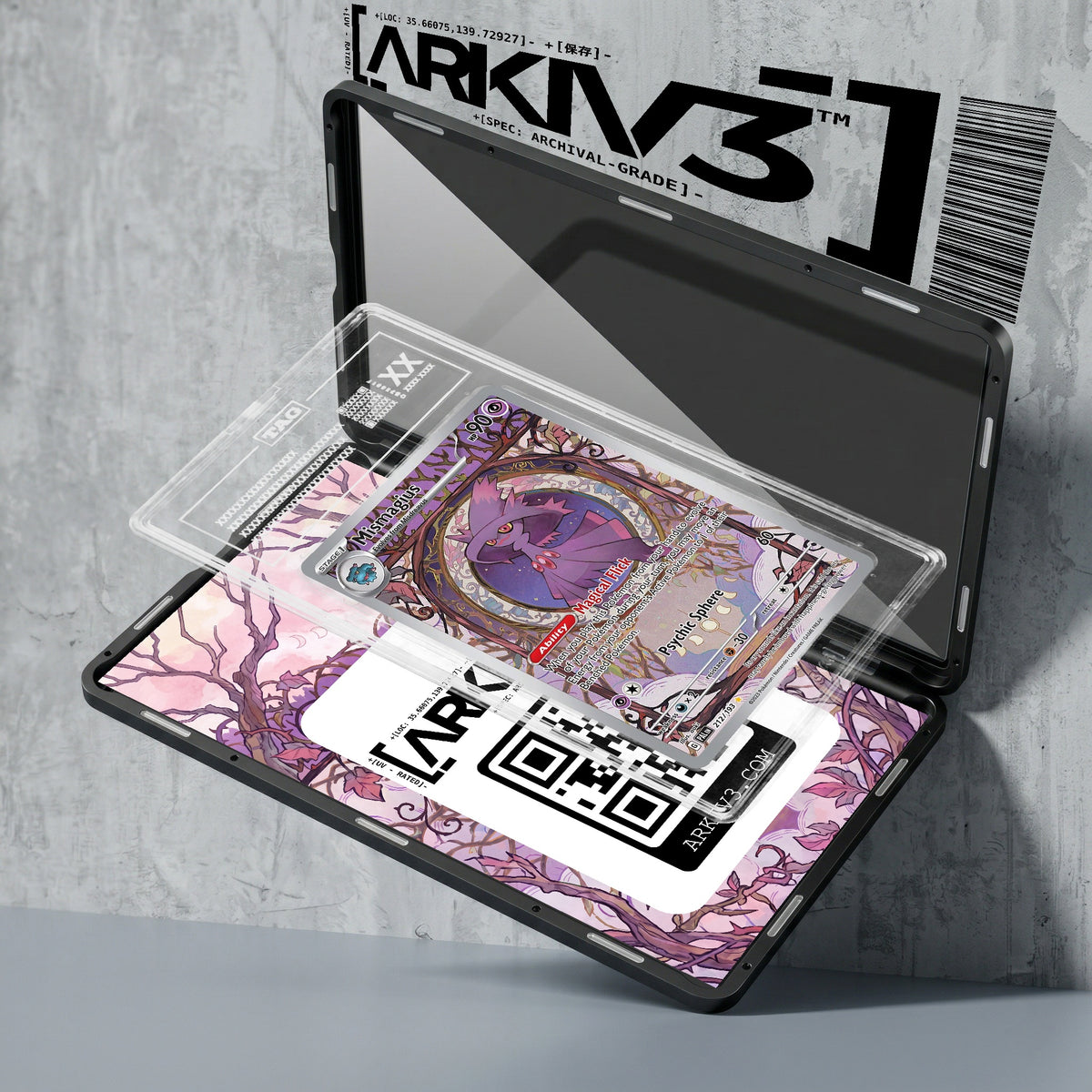 ARKIV3 TAG graded exploded mockup