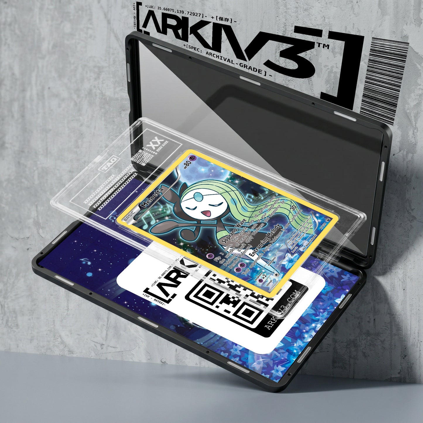 ARKIV3 TAG graded exploded mockup