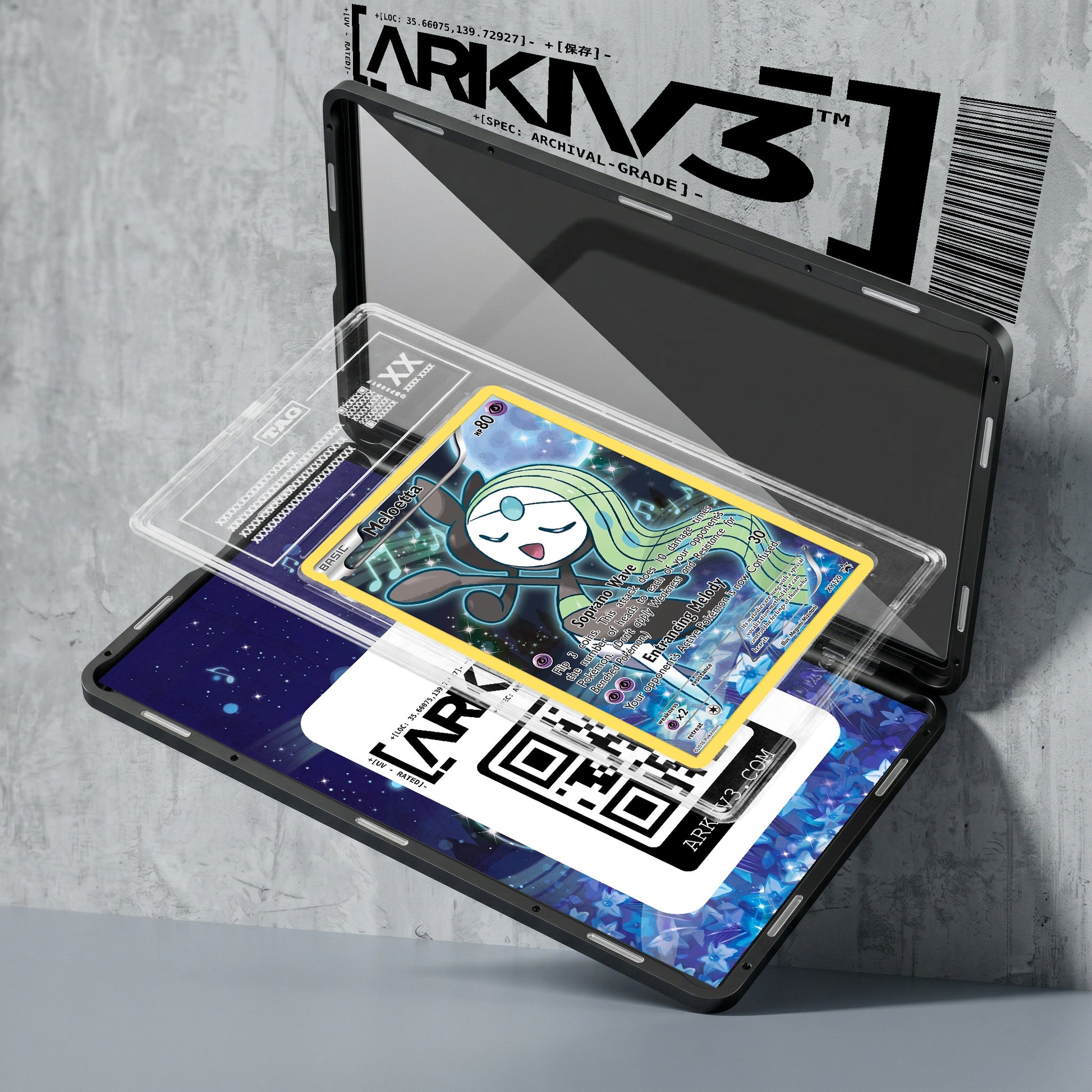 ARKIV3 TAG graded exploded mockup