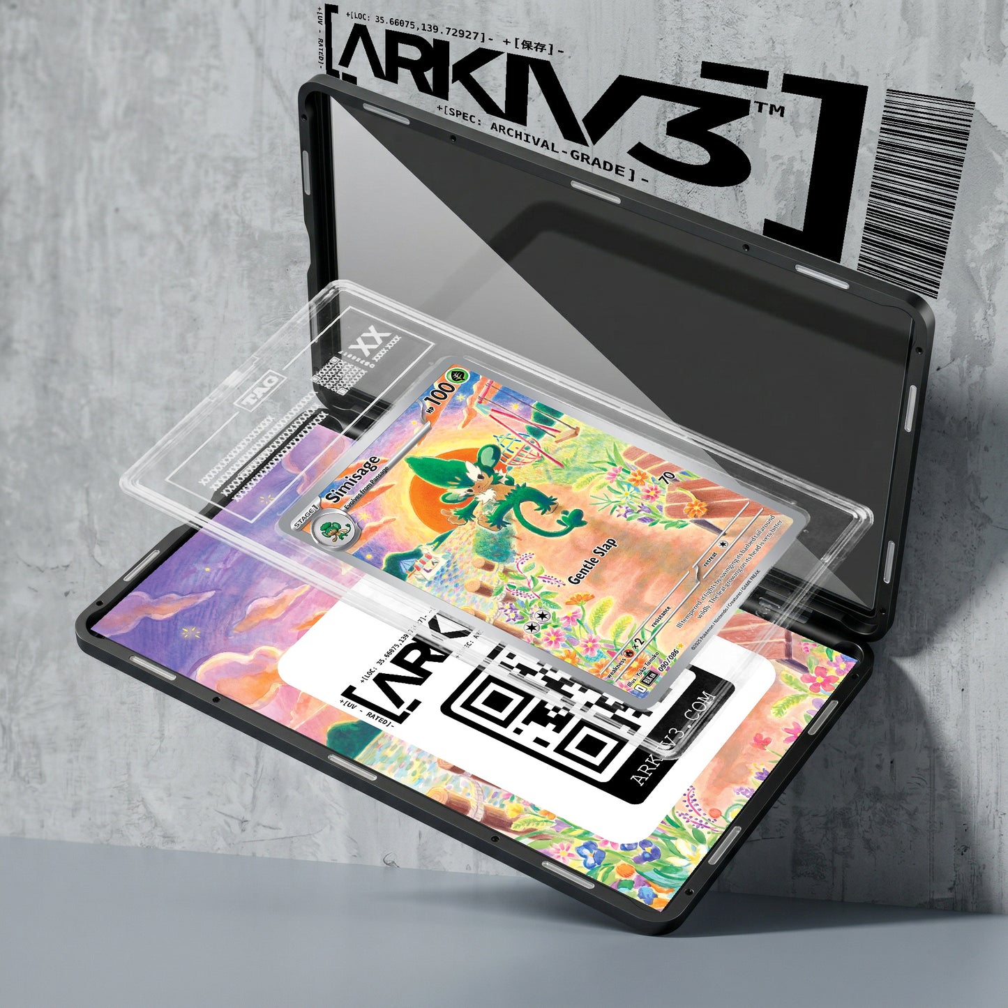 ARKIV3 TAG graded exploded mockup