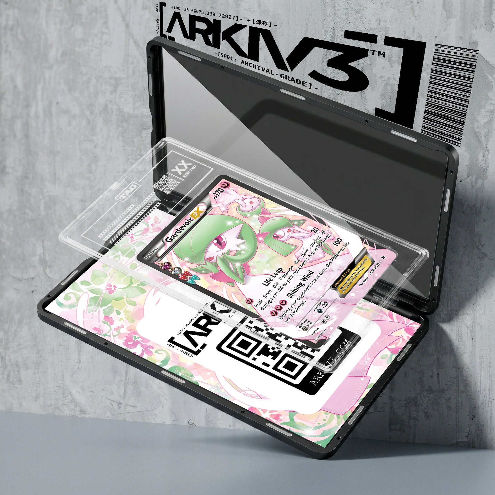 ARKIV3 TAG graded exploded mockup