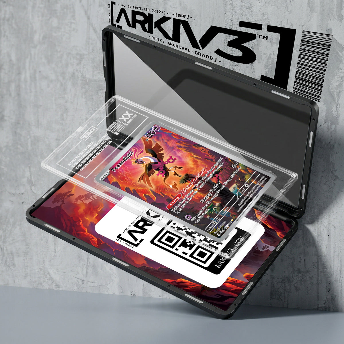 ARKIV3 TAG graded exploded mockup