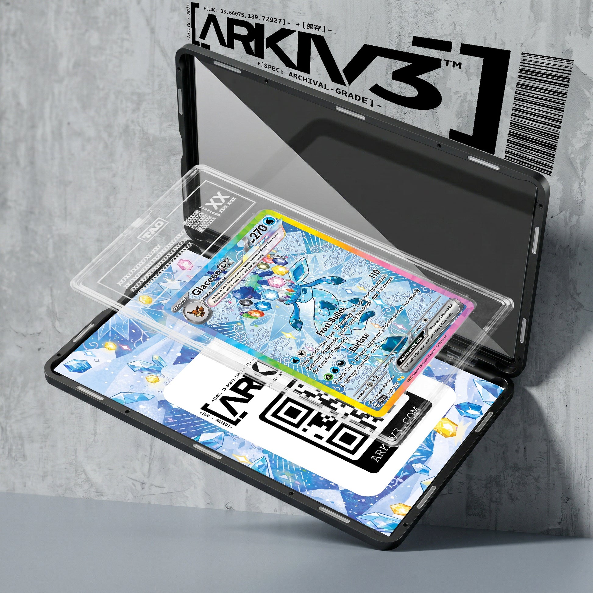 ARKIV3 TAG graded exploded mockup