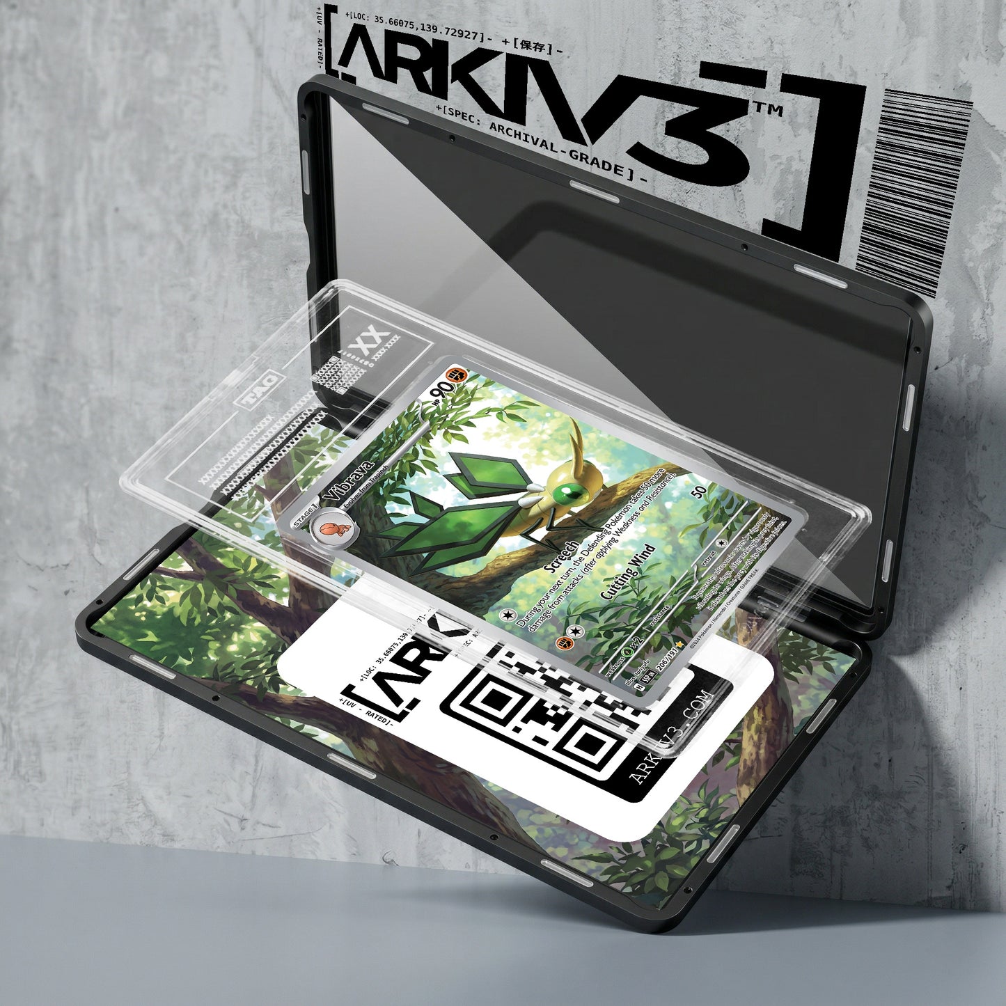 ARKIV3 TAG graded exploded mockup