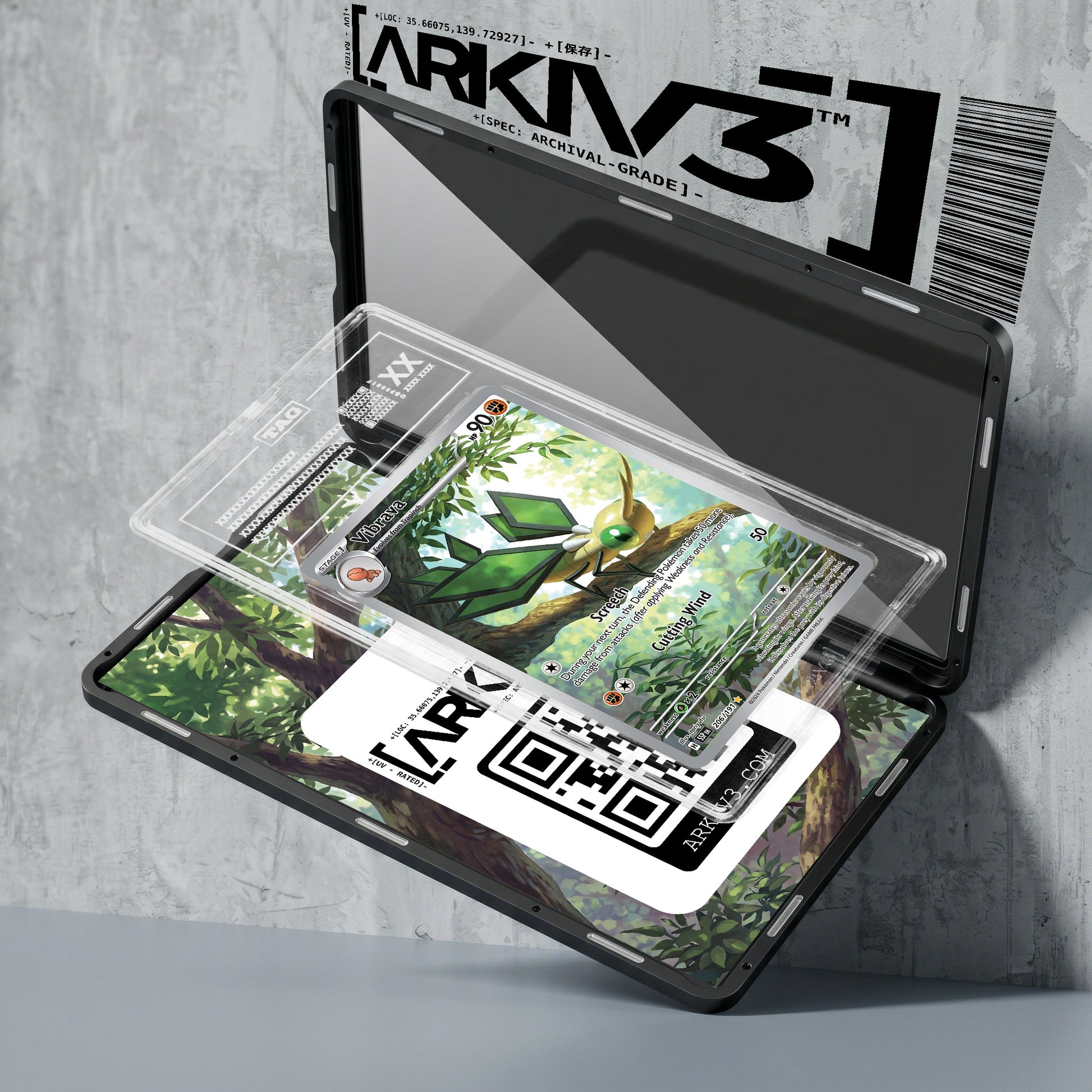 ARKIV3 TAG graded exploded mockup
