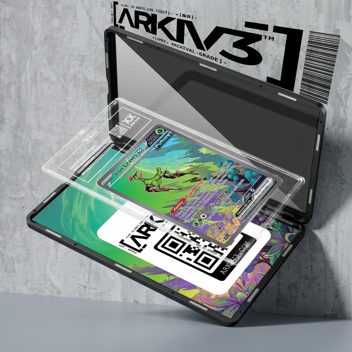 ARKIV3 TAG graded exploded mockup