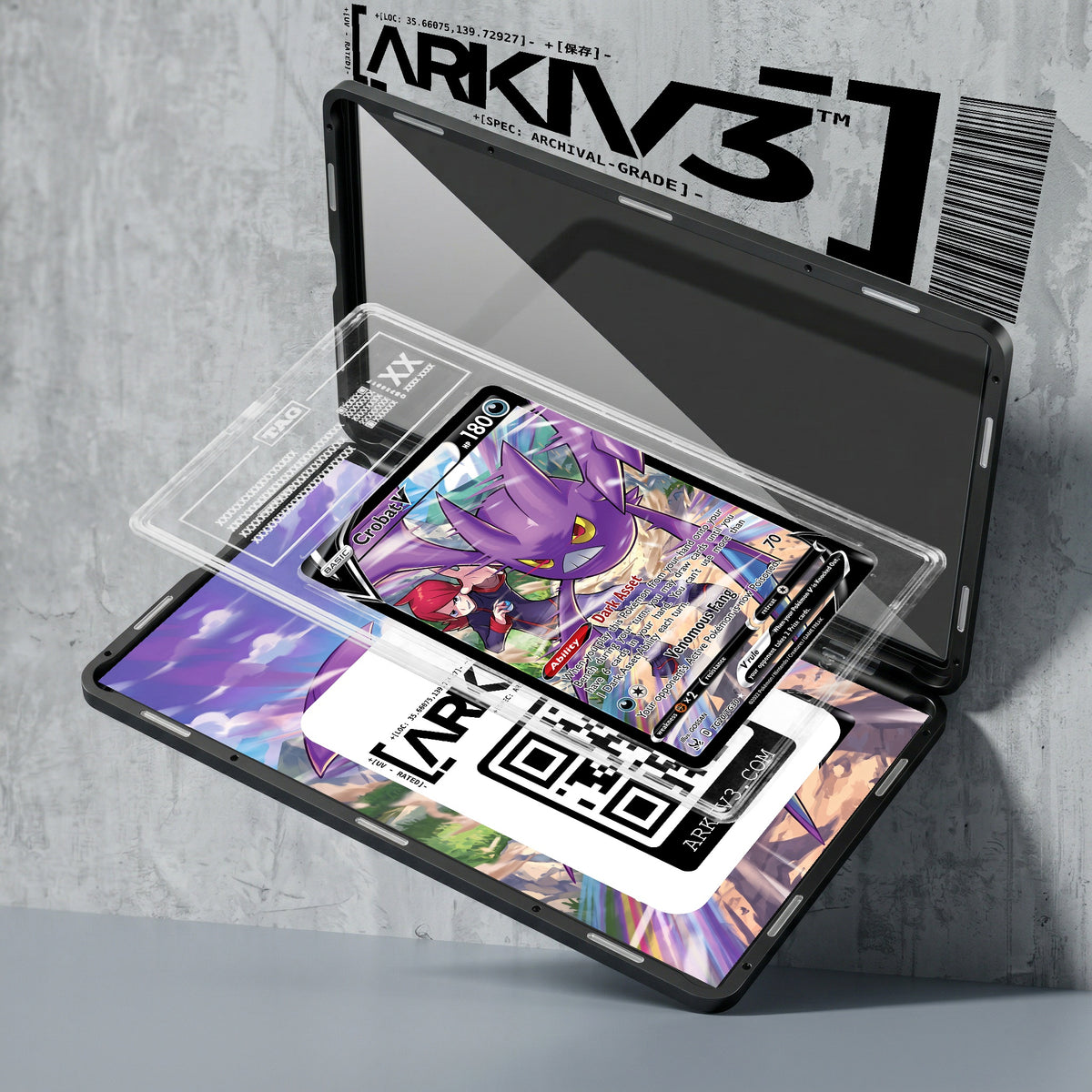 ARKIV3 TAG graded exploded mockup