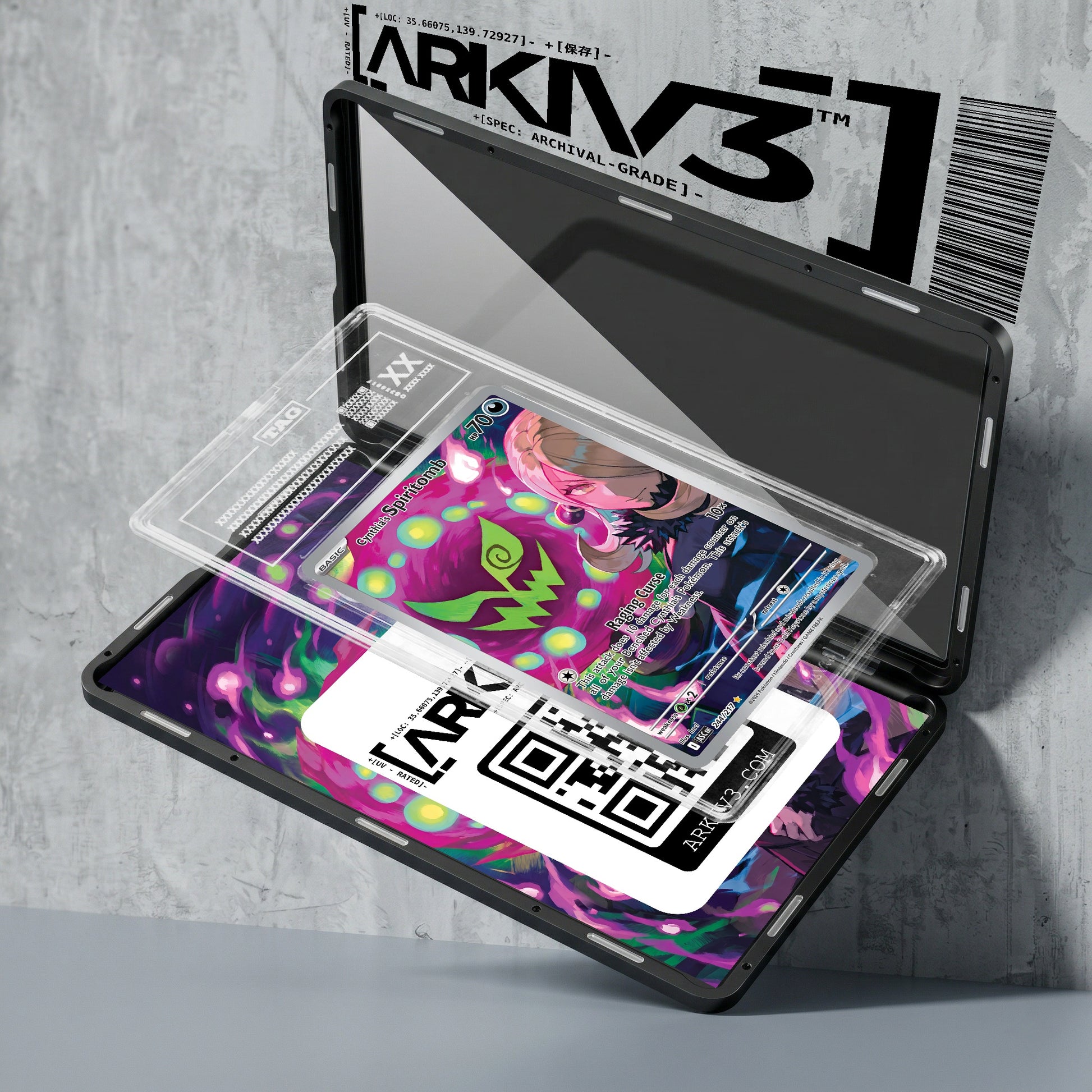 ARKIV3 TAG graded exploded mockup