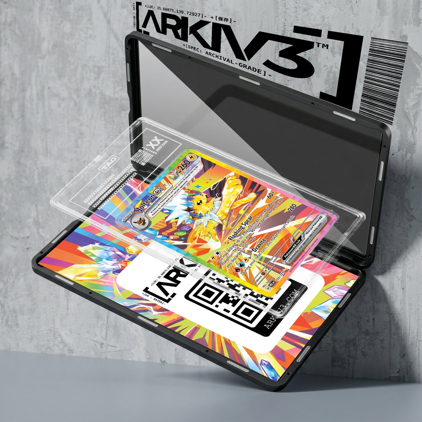 ARKIV3 TAG graded exploded mockup