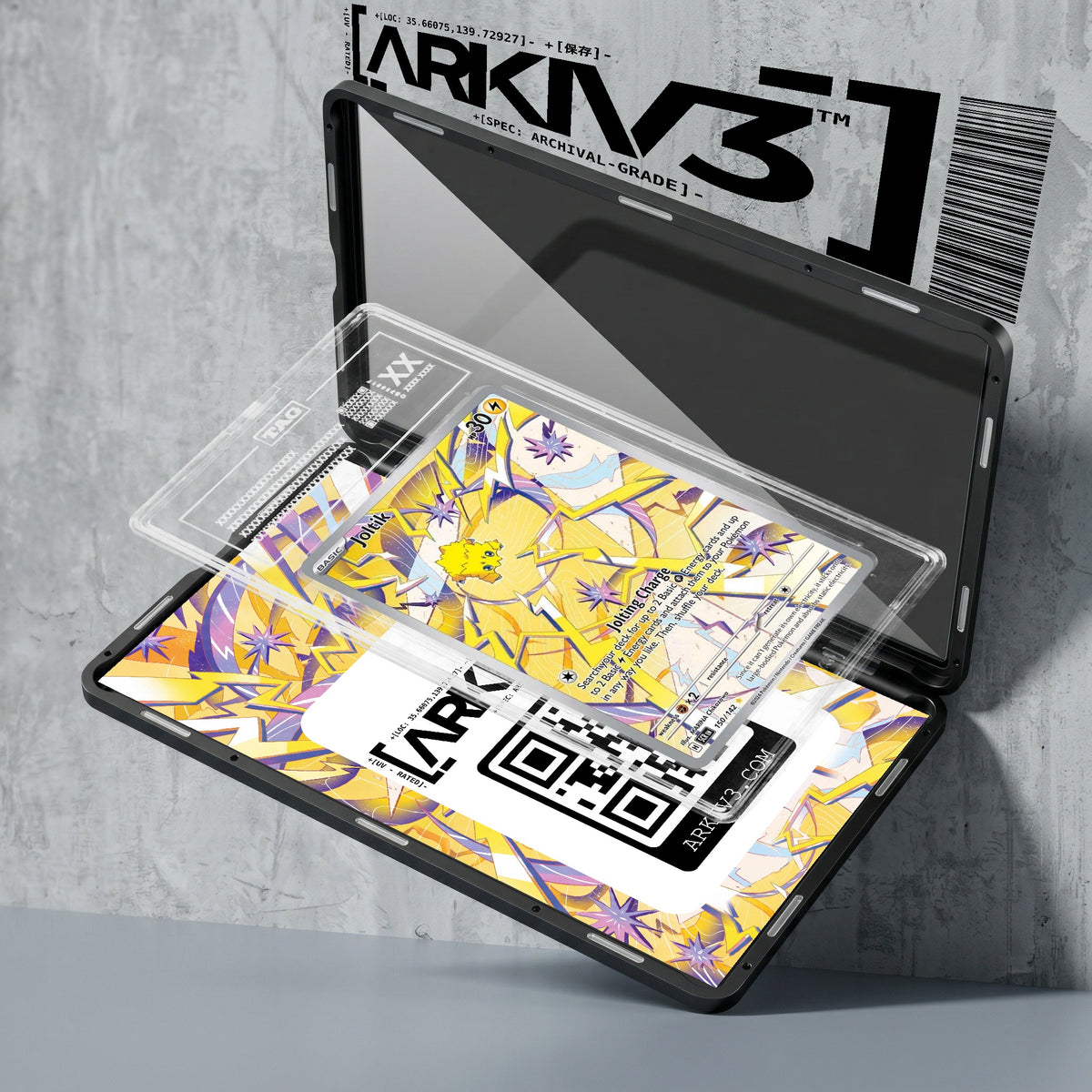 ARKIV3 TAG graded exploded mockup