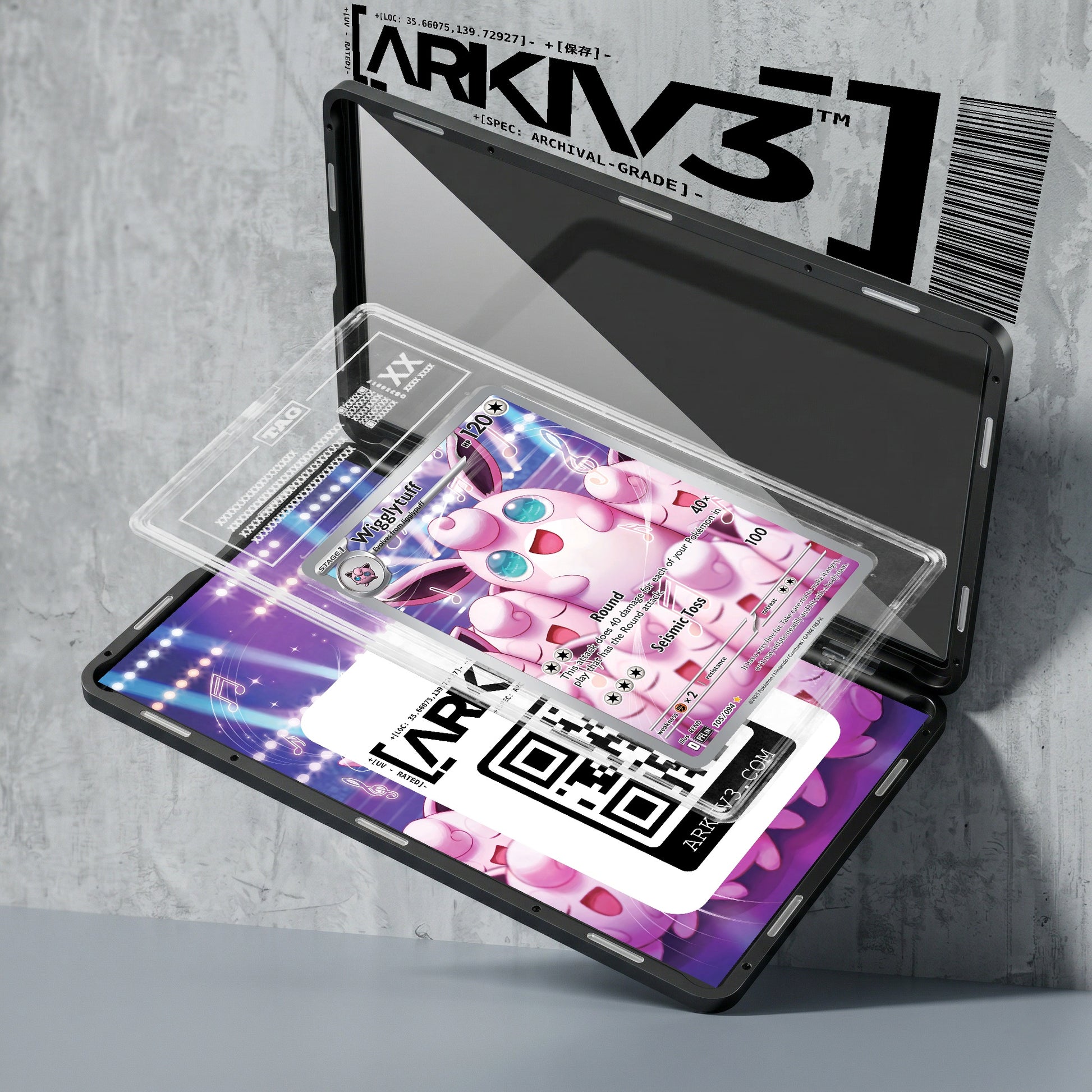 ARKIV3 TAG graded exploded mockup