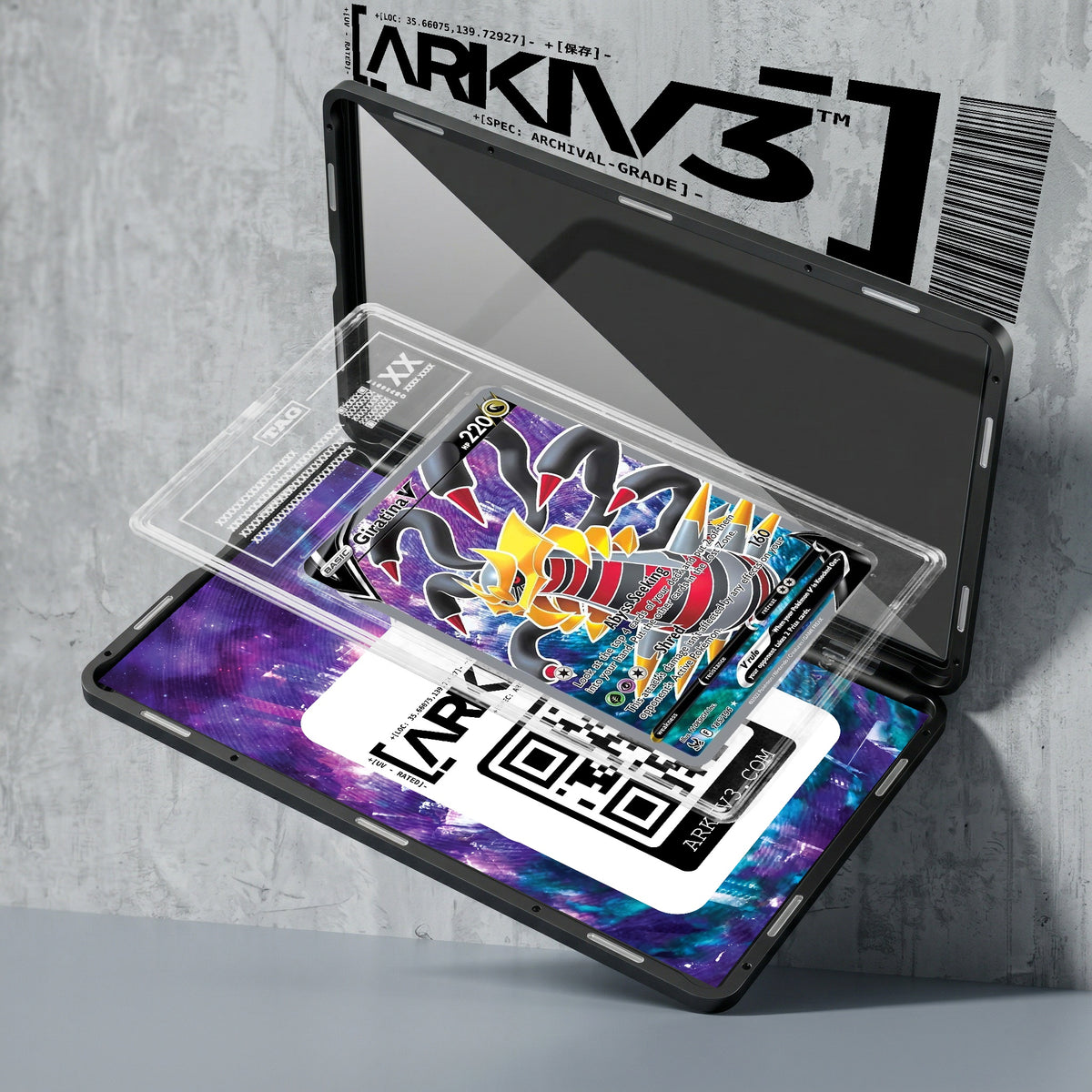 ARKIV3 TAG graded exploded mockup
