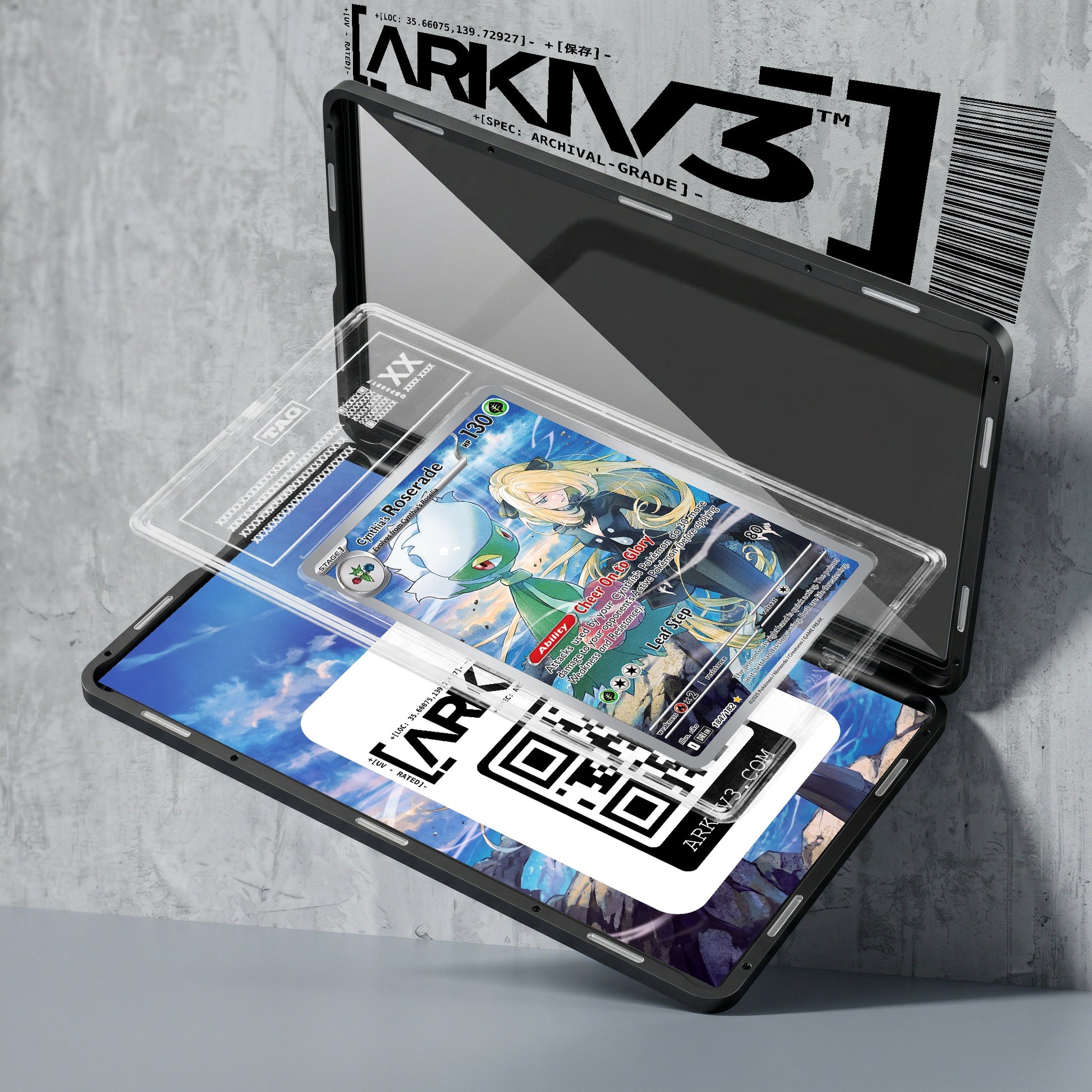 ARKIV3 TAG graded exploded mockup