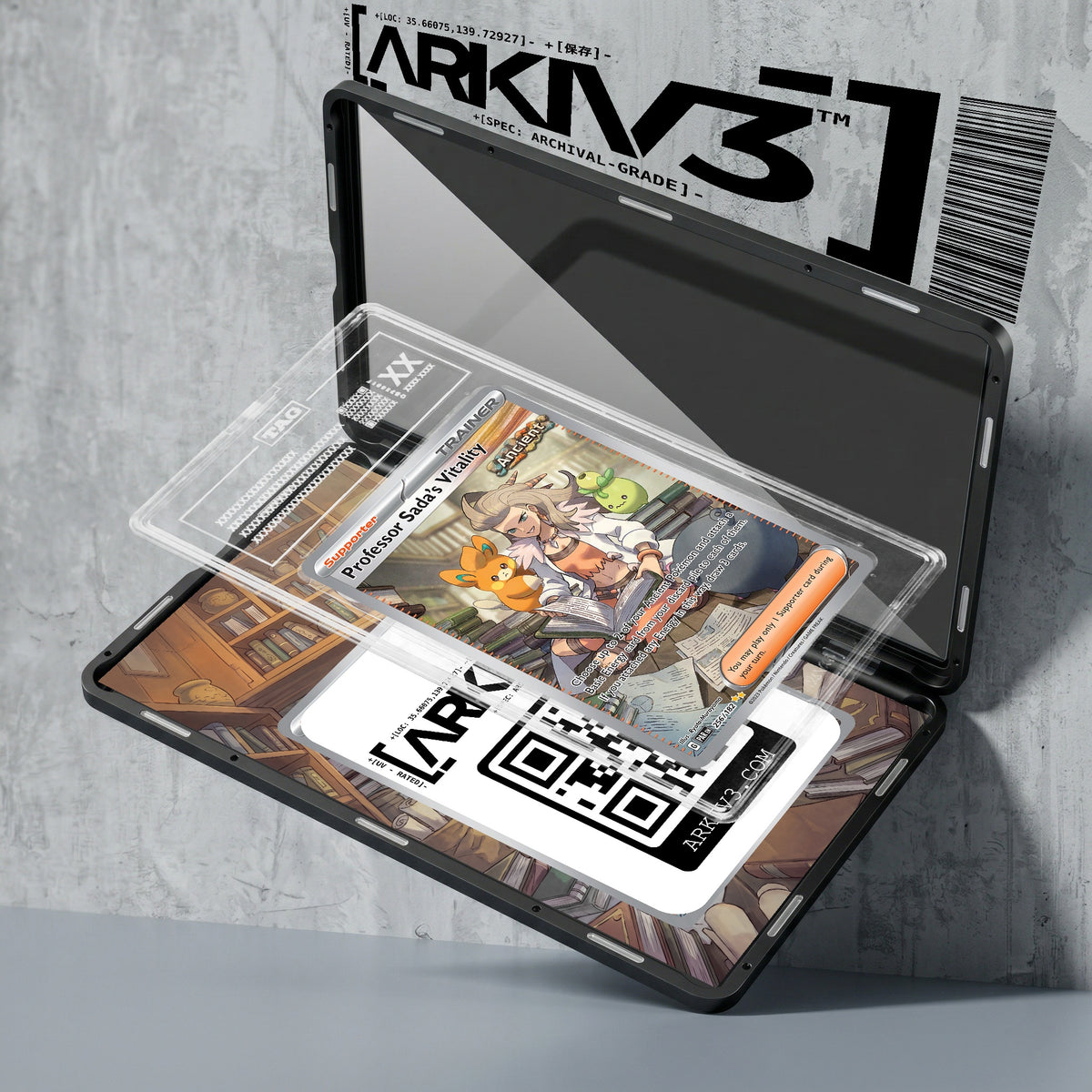 ARKIV3 TAG graded exploded mockup