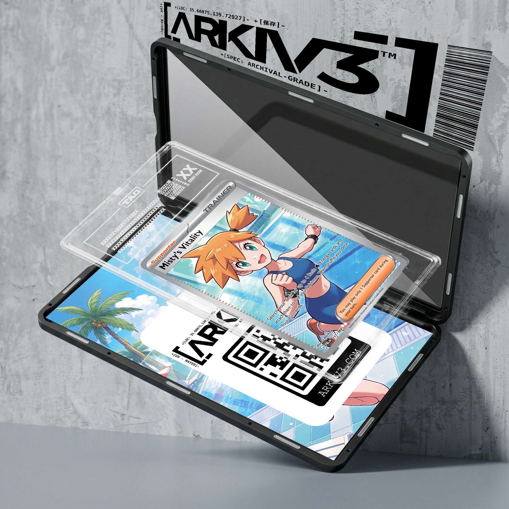 ARKIV3 TAG graded exploded mockup