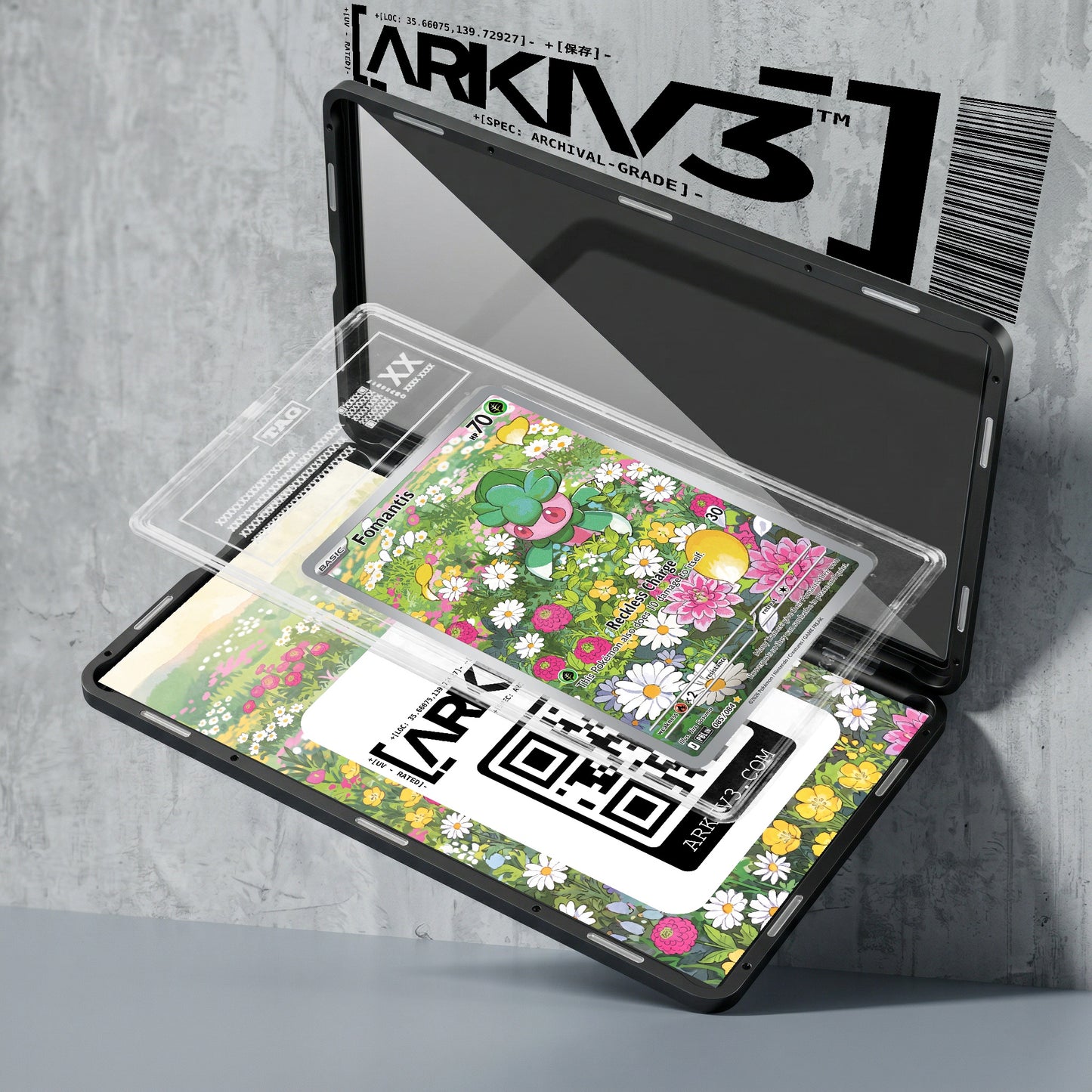 ARKIV3 TAG graded exploded mockup