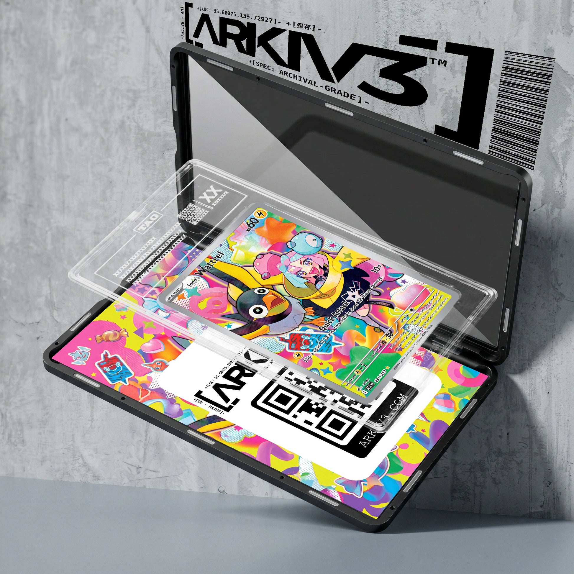 ARKIV3 TAG graded exploded mockup