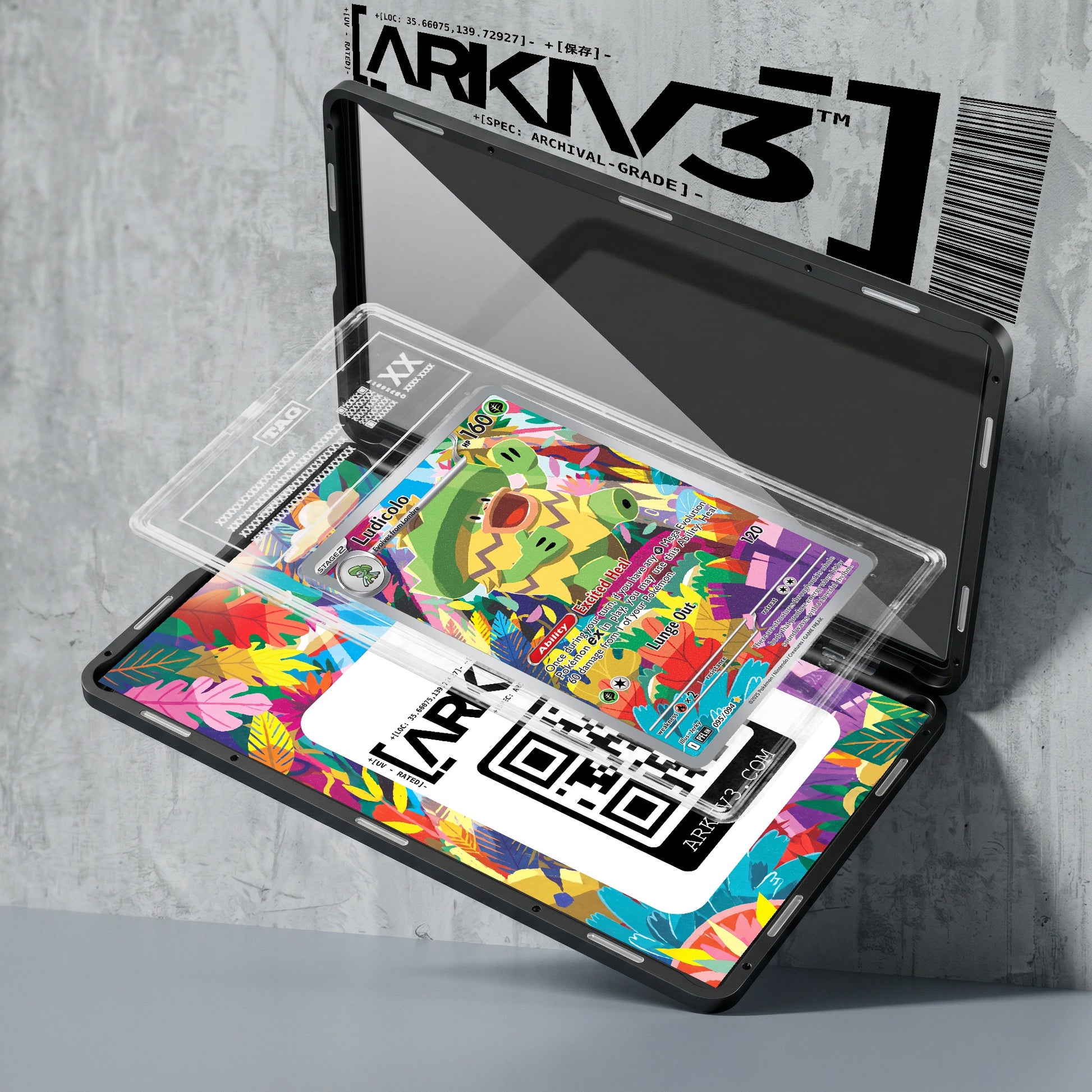 ARKIV3 TAG graded exploded mockup