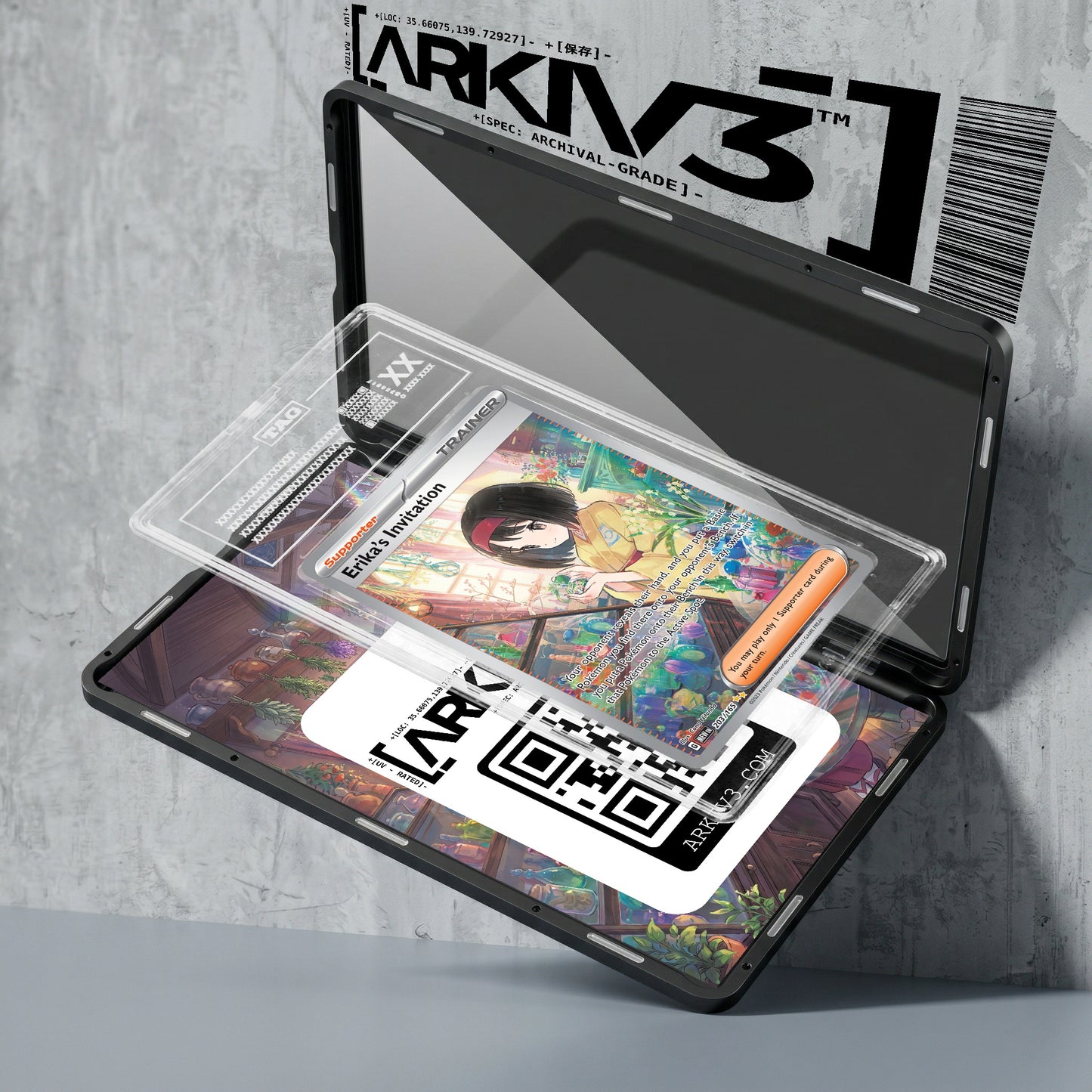 ARKIV3 TAG graded exploded mockup