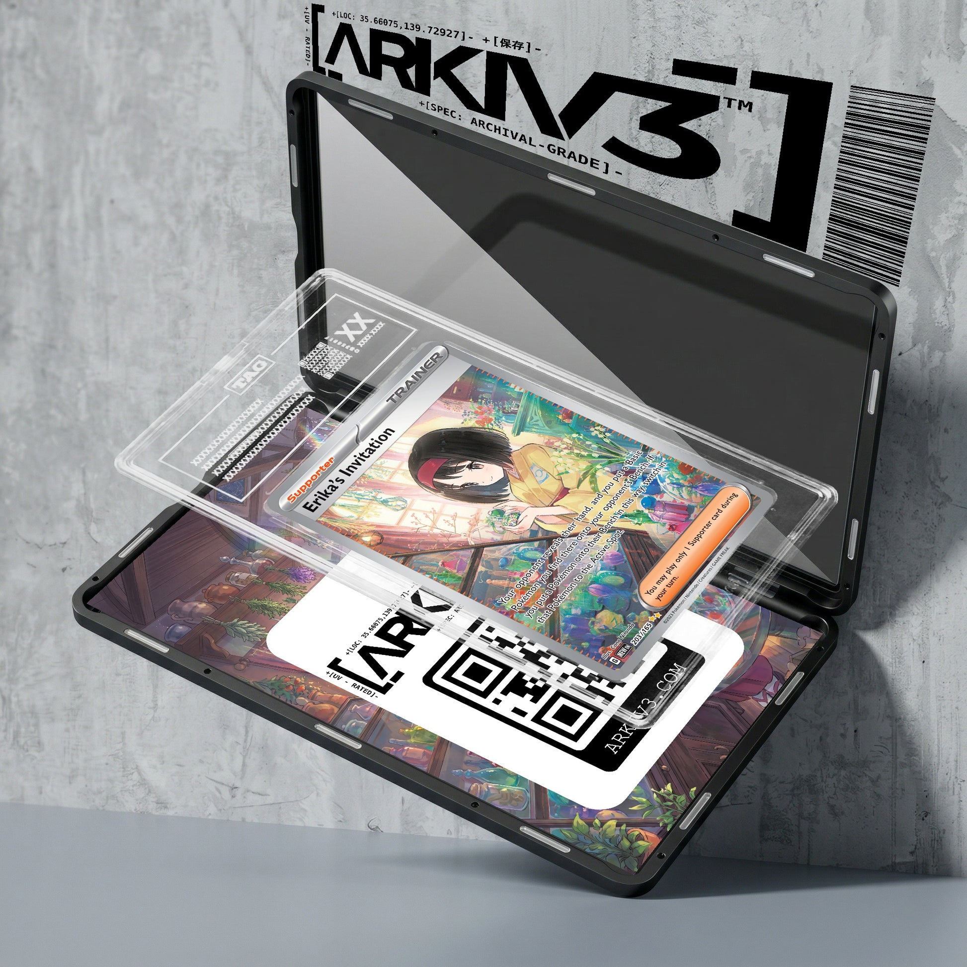 ARKIV3 TAG graded exploded mockup