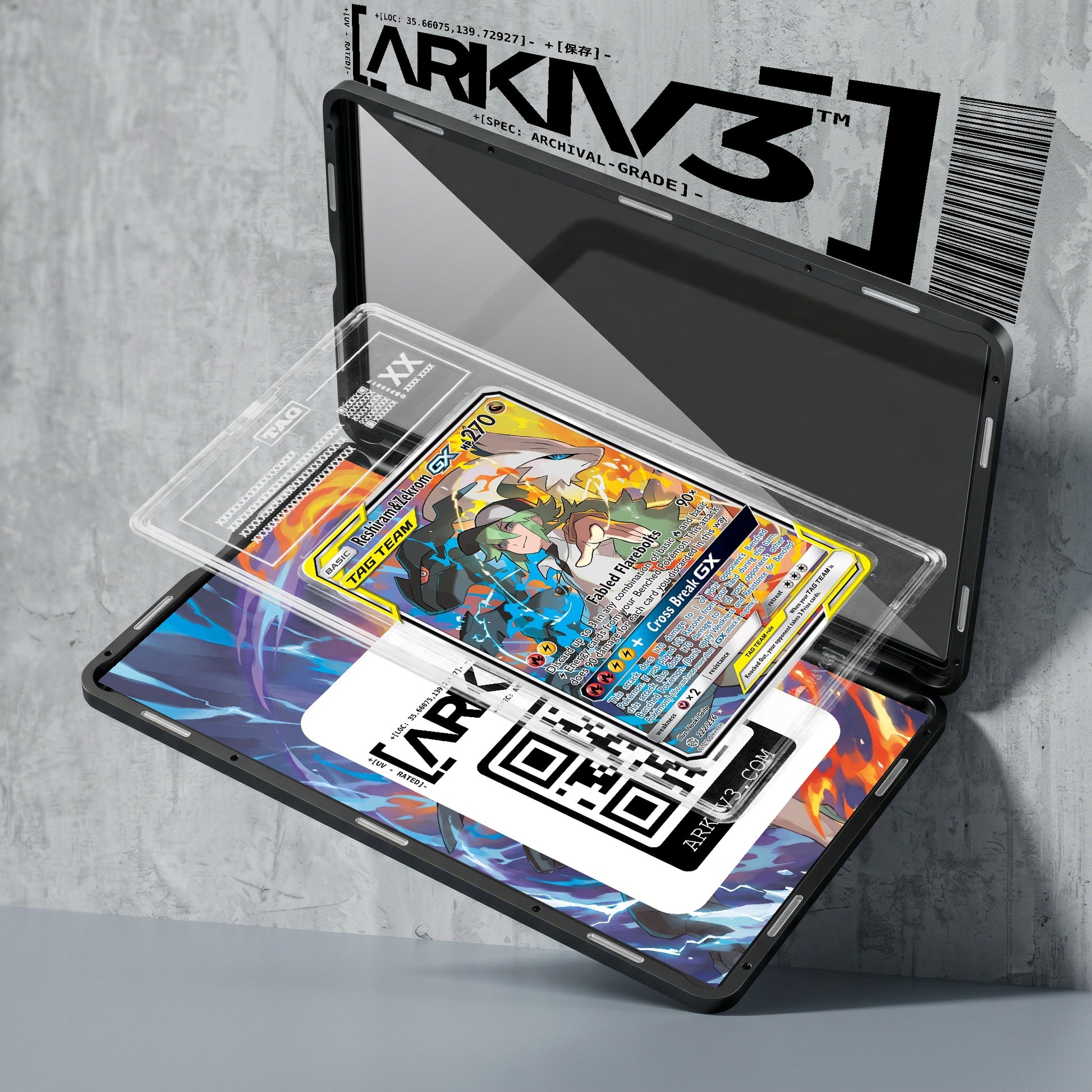 ARKIV3 TAG graded exploded mockup