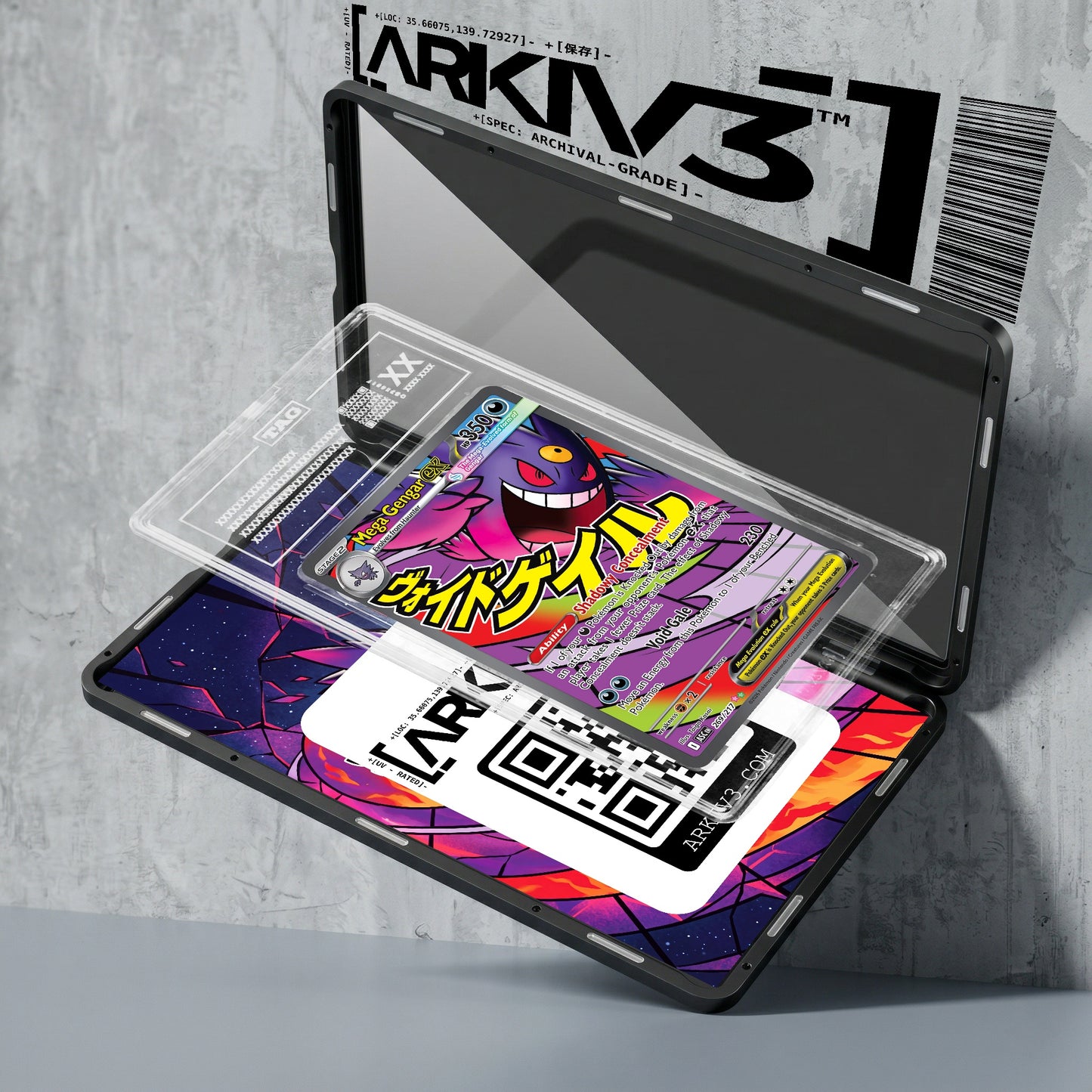 ARKIV3 TAG graded exploded mockup