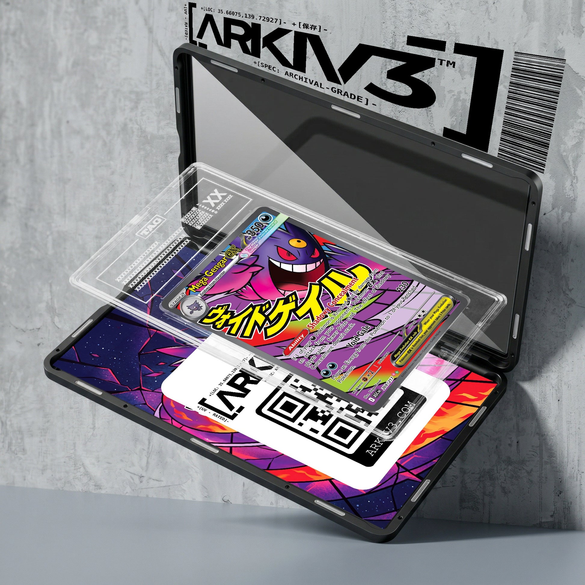 ARKIV3 TAG graded exploded mockup