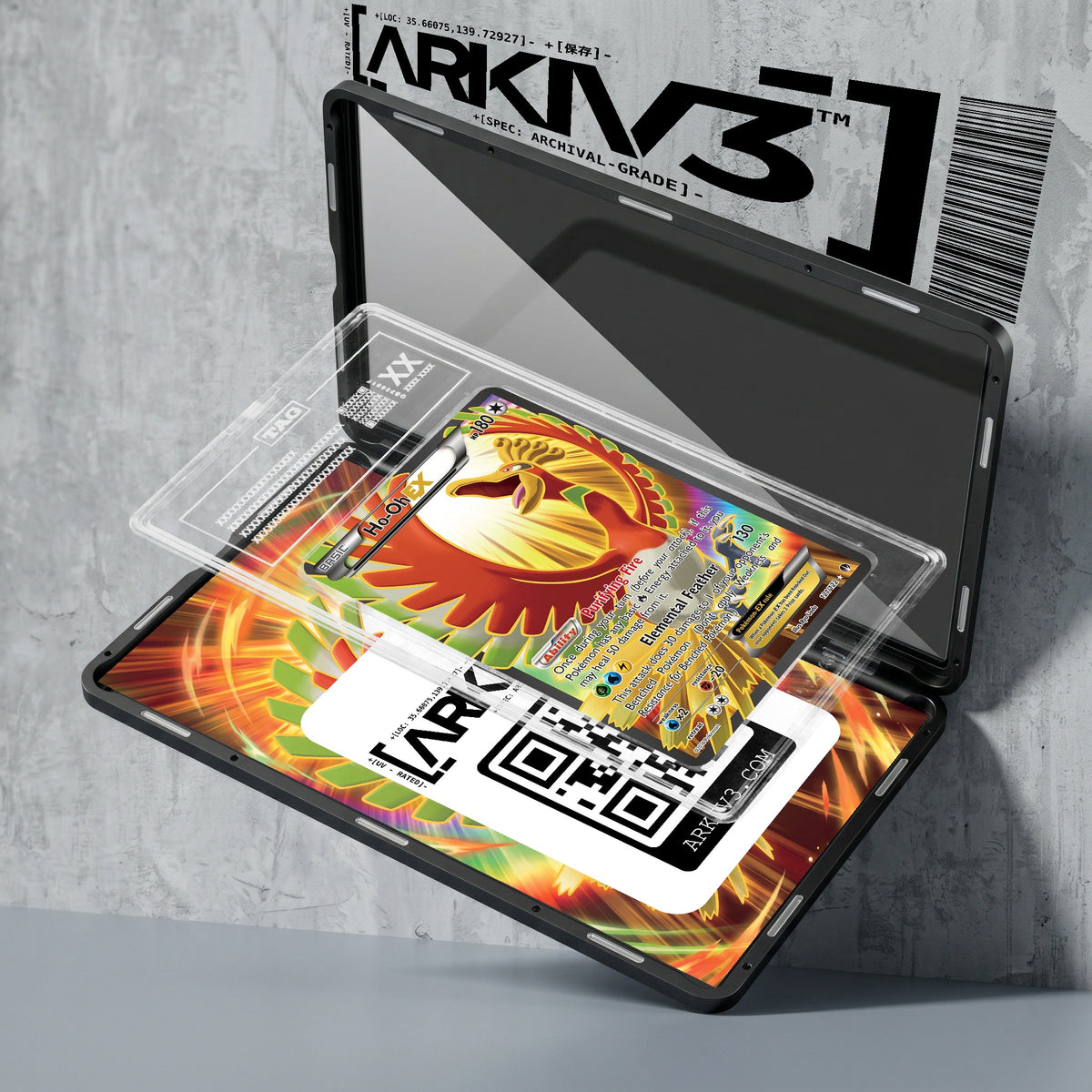 ARKIV3 TAG graded exploded mockup
