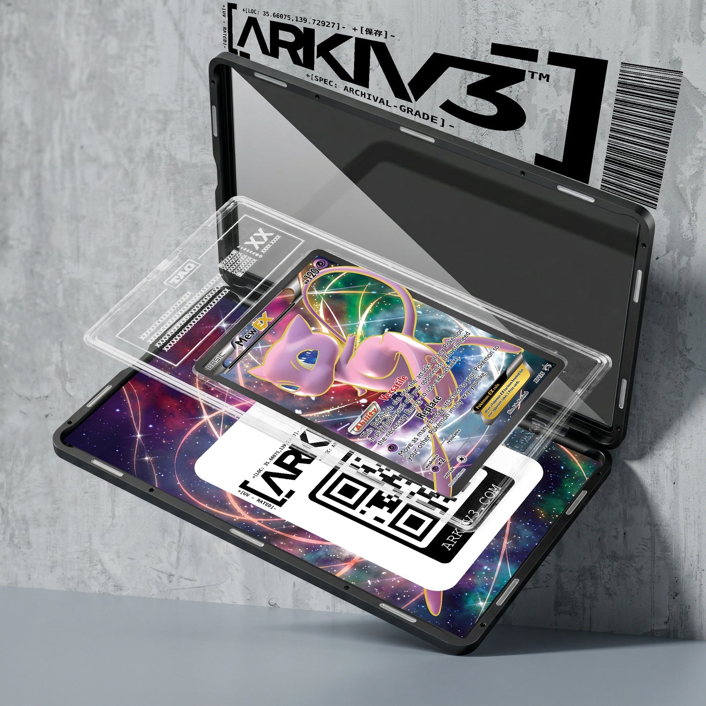 ARKIV3 TAG graded exploded mockup